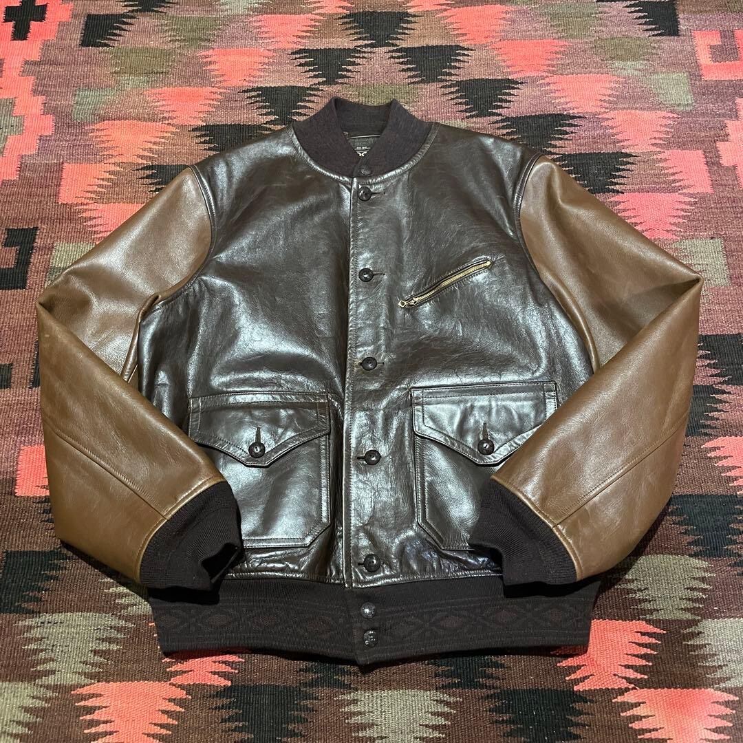 RRL A-1 Leather Bomber Jacket