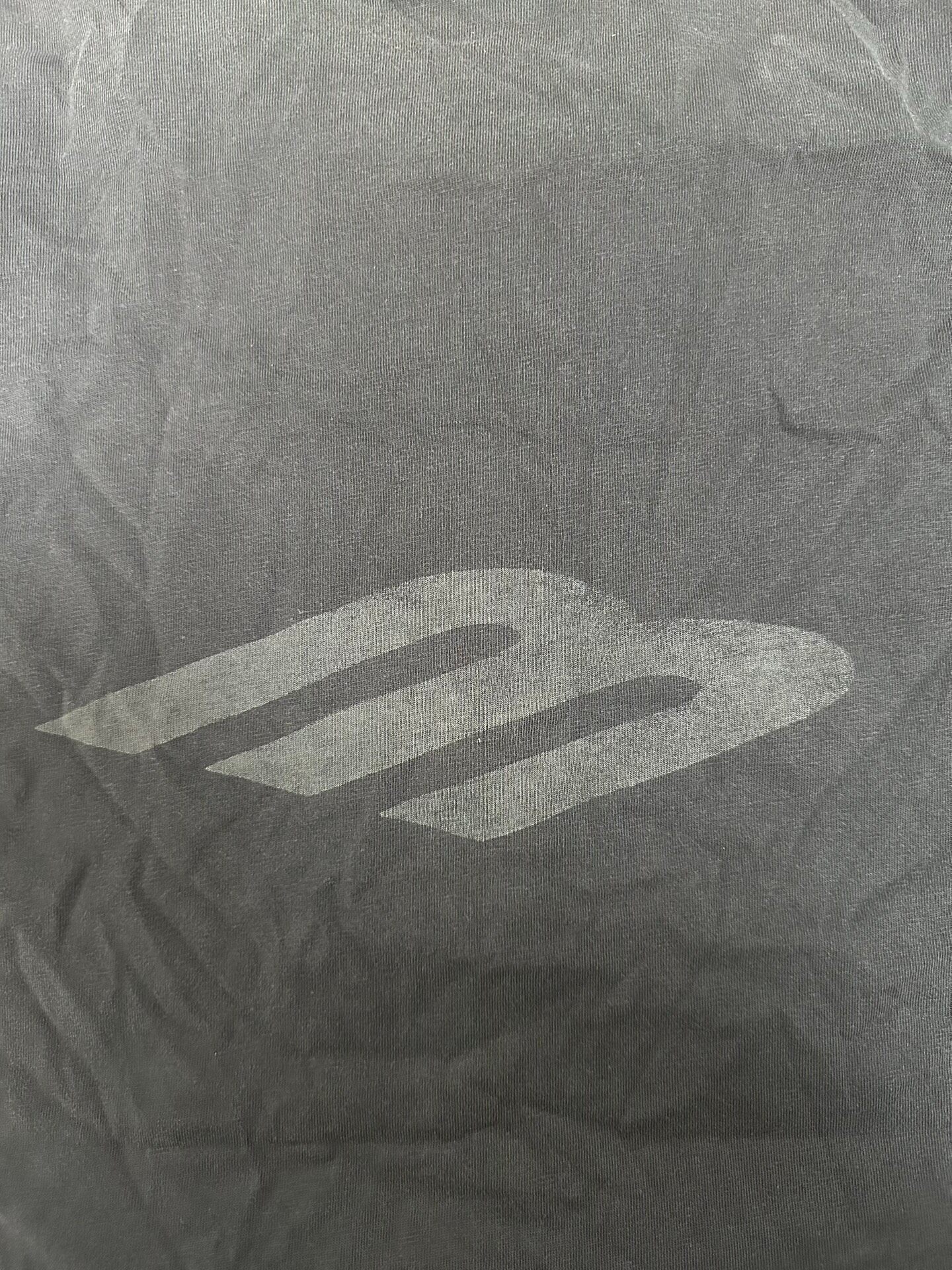 Balenciaga Men's Faded Logo Tee — detail