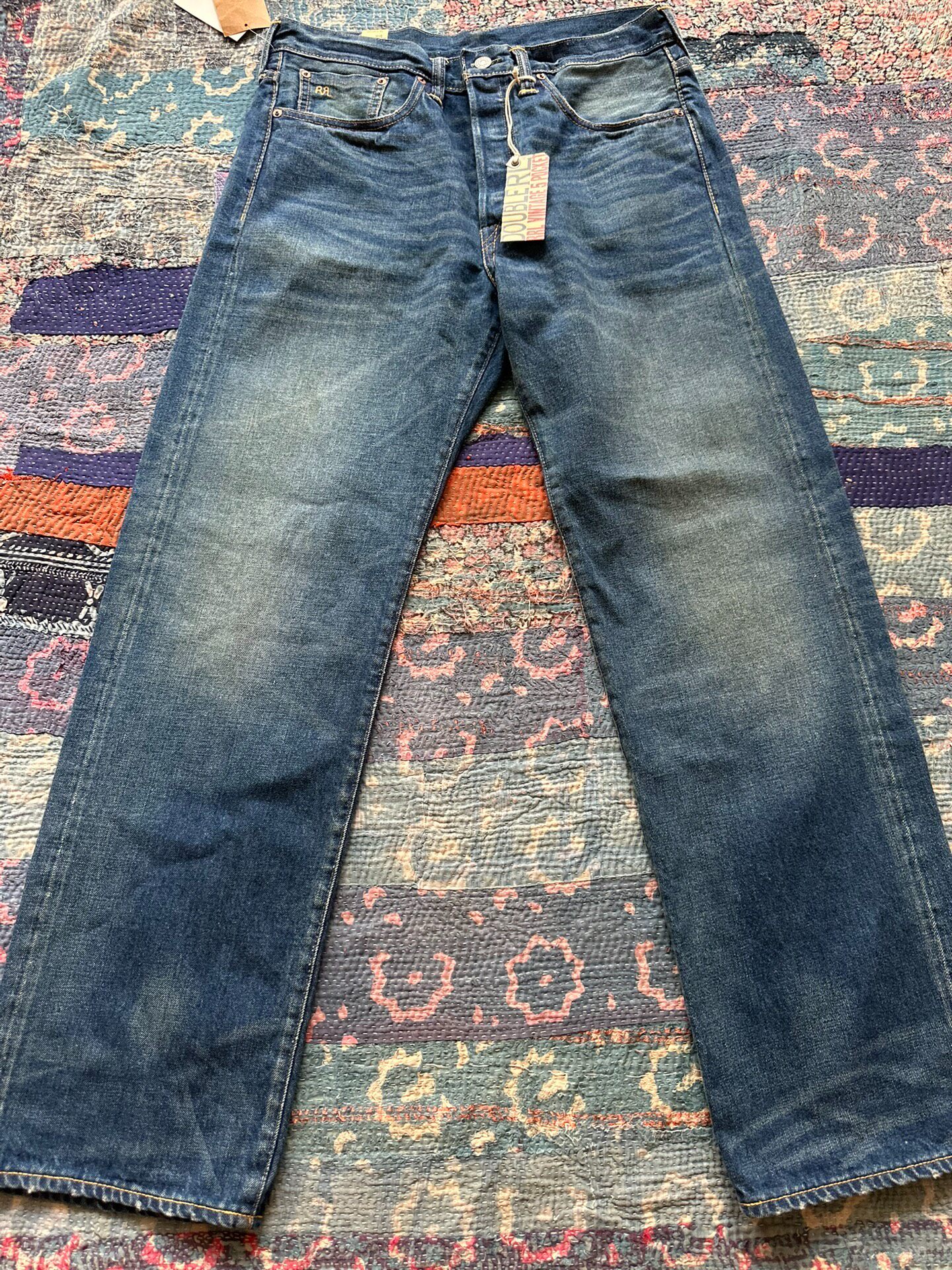 RRL Vintage Faded Denim Jeans