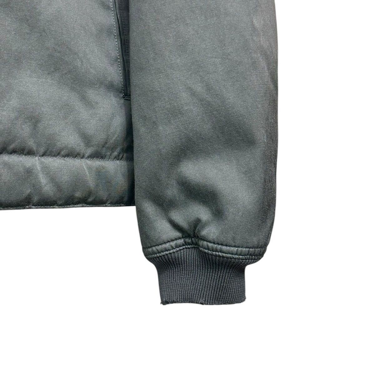 A.Presse Distressed Silk Blend Flight Jacket — back