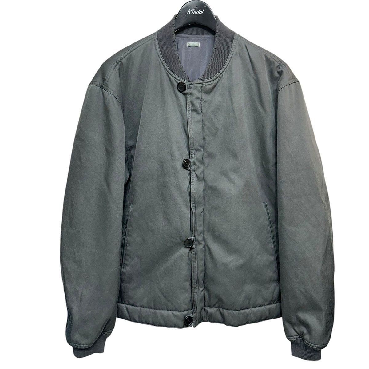 A.Presse Distressed Silk Blend Flight Jacket