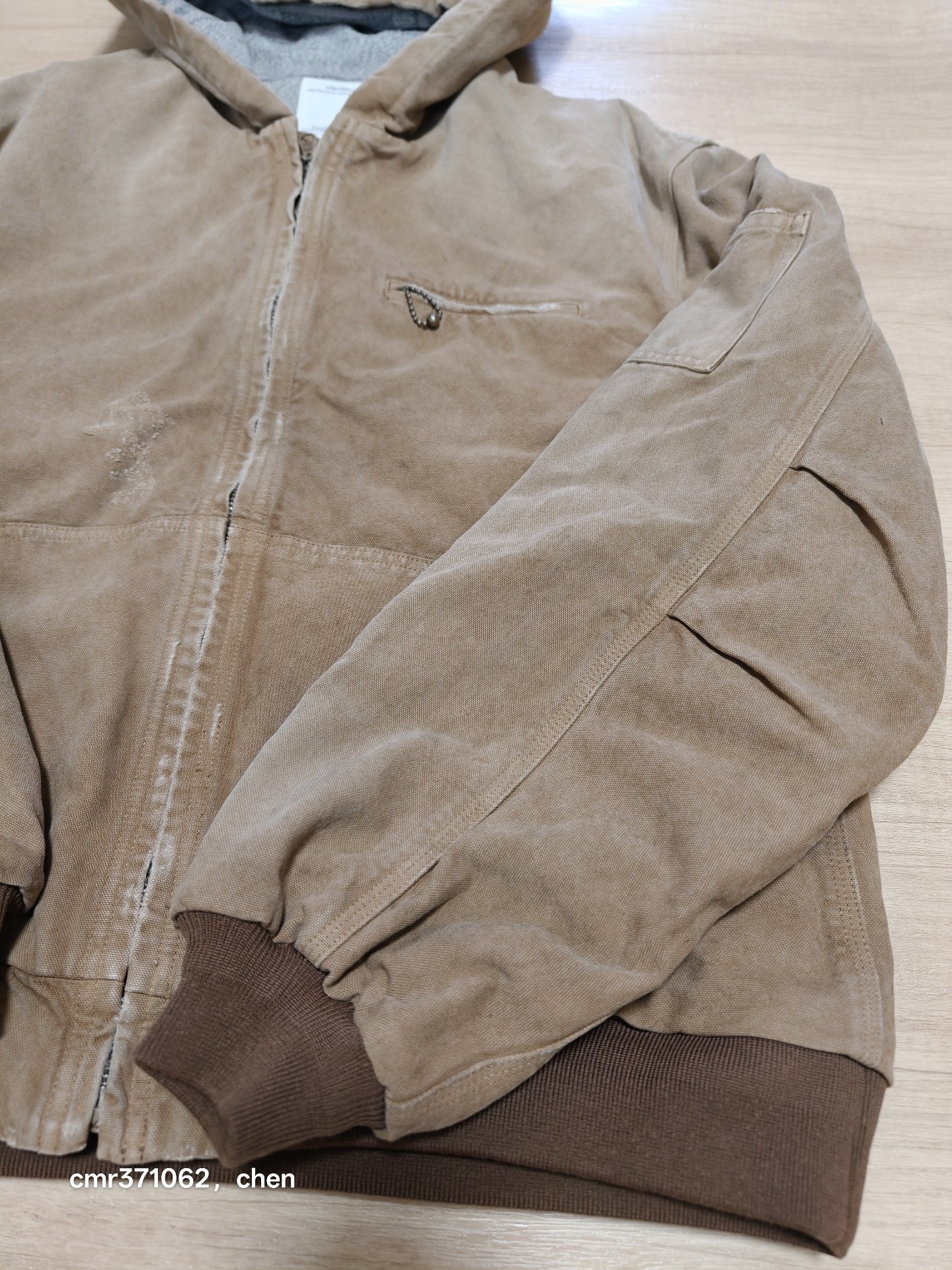 Visvim Cooper Hoodie F.Z Jacket — detail