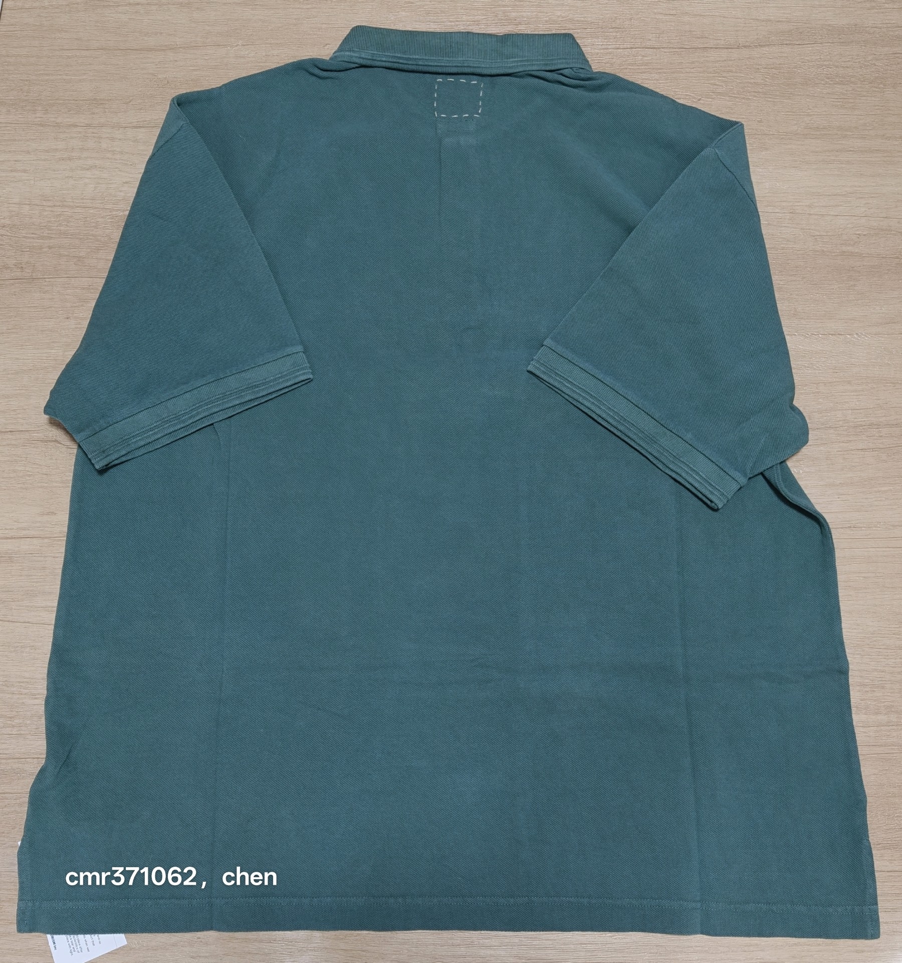 Visvim Jumbo Weller S/S DMGD Polo — label