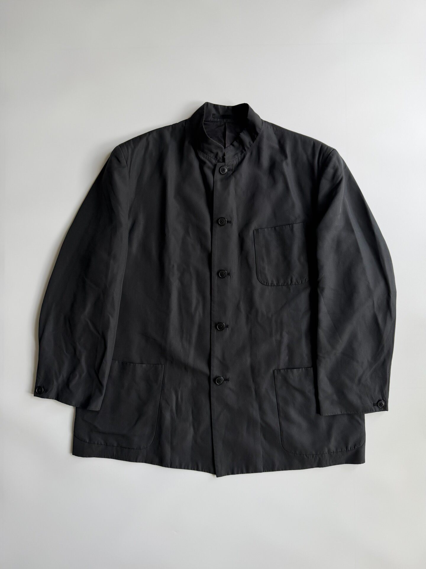 Yohji Yamamoto Y’s For Men Mandarin Jacket — detail