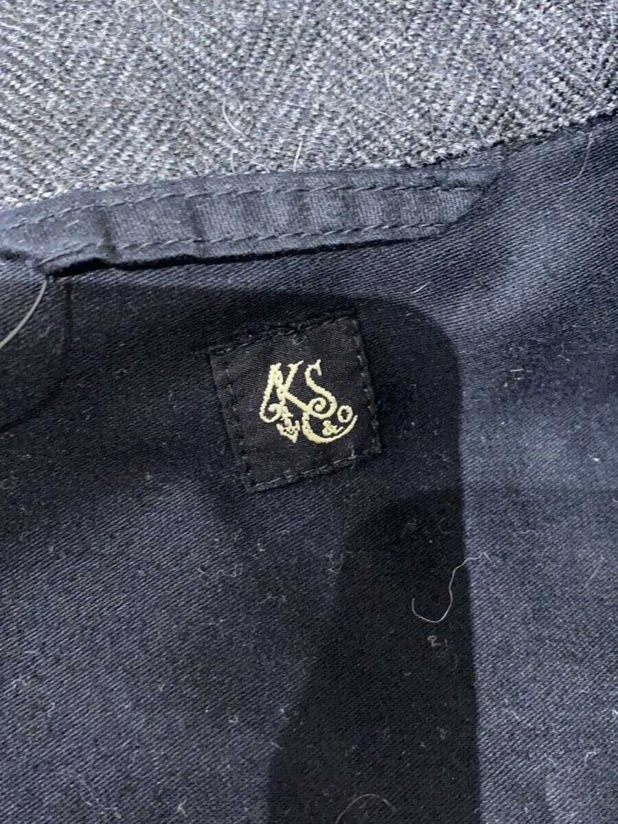 Kaptain Sunshine 18AW Herringbone Wool Zip Jacket — detail