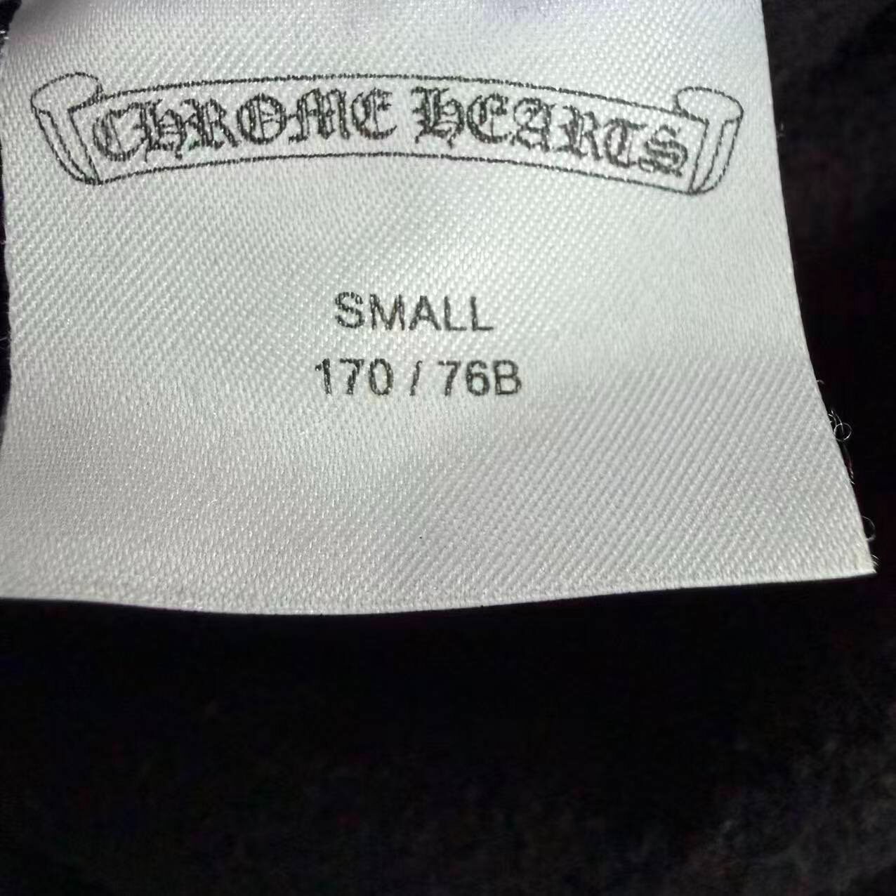 Chrome Hearts Black Logo Hoodie — back