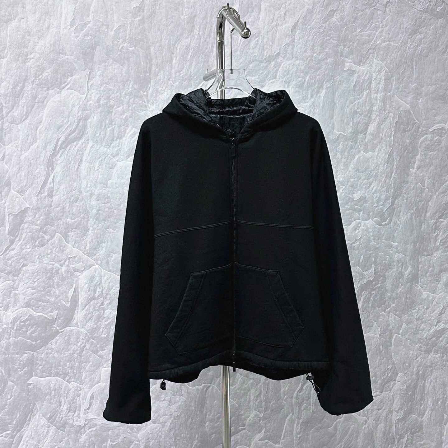Dior Reversible Monogram Hooded Jacket M — detail