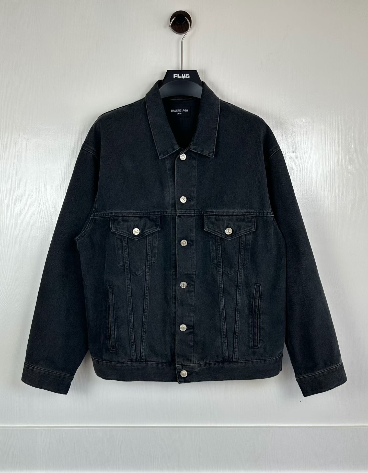 Balenciaga Glow Denim Jacket — front