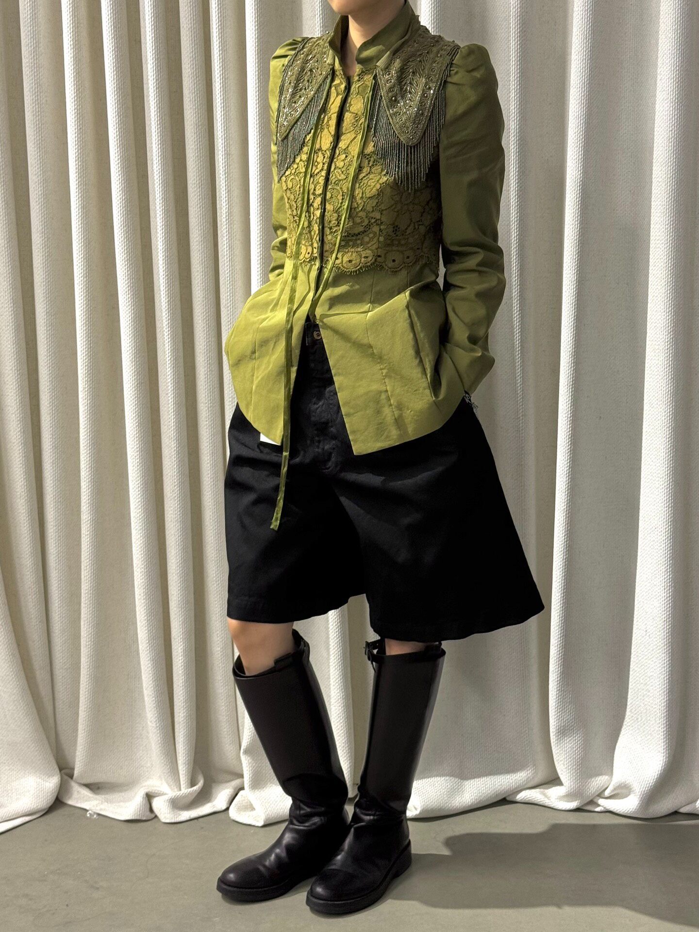 Dries Van Noten Baroque Beaded Jacket — front