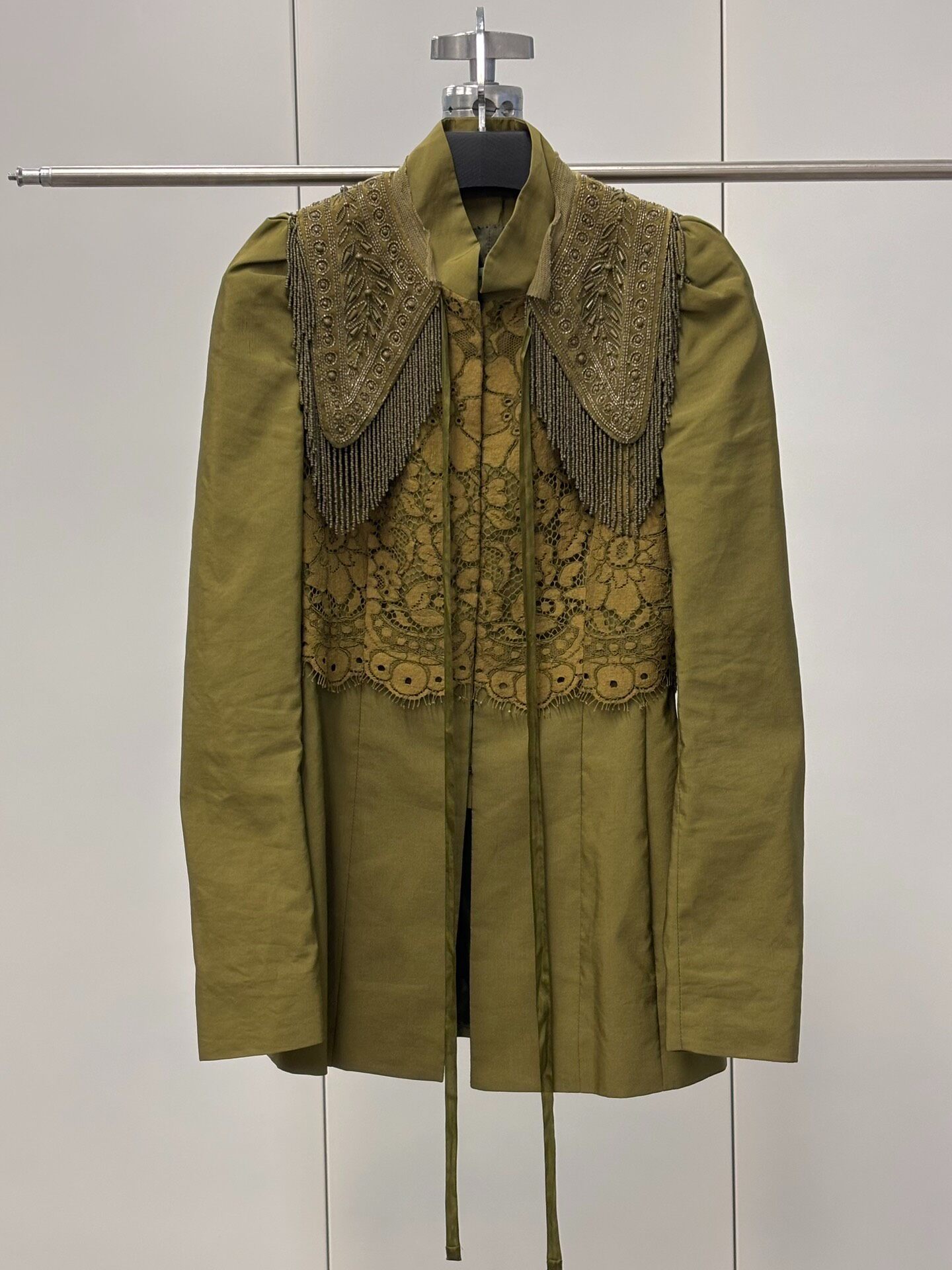 Dries Van Noten Baroque Beaded Jacket — back