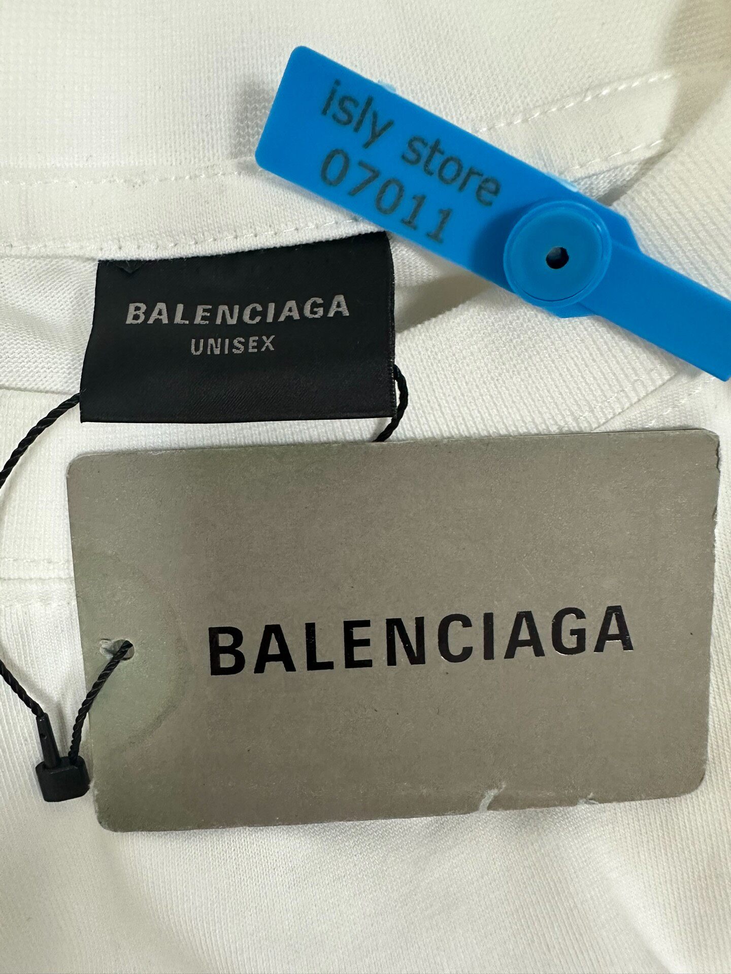 Balenciaga Women's Graphic Short-Sleeve T-Shirt — label