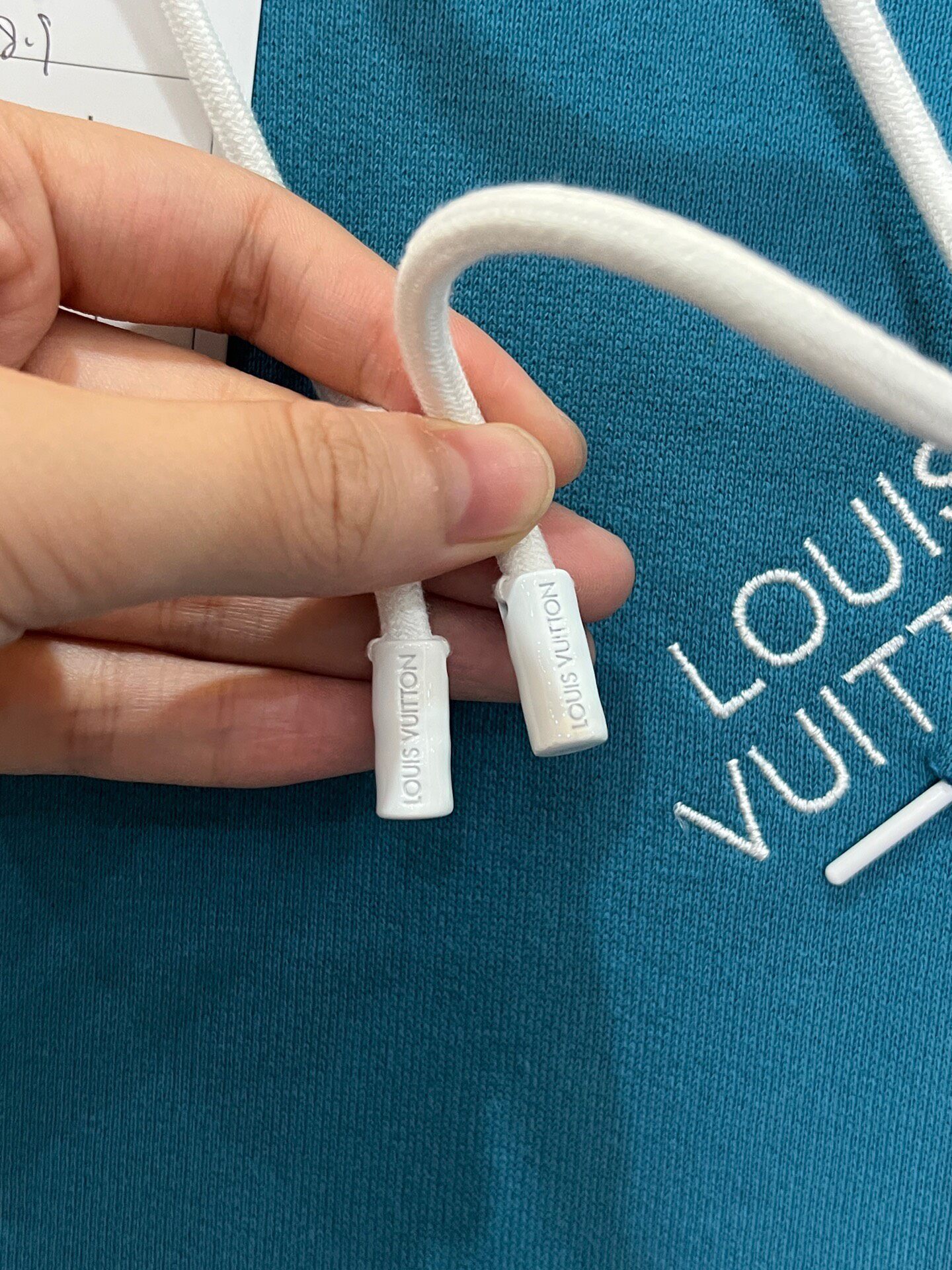 Louis Vuitton Blue Pin Hoodie — back