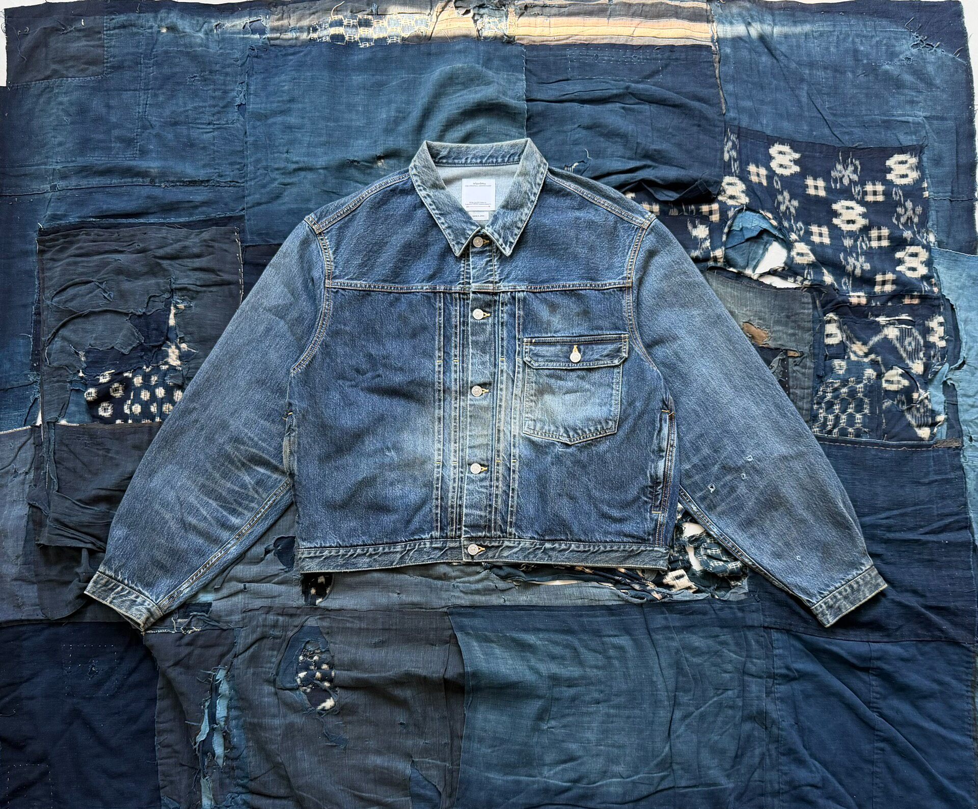Visvim 102XX Distressed Denim Jacket