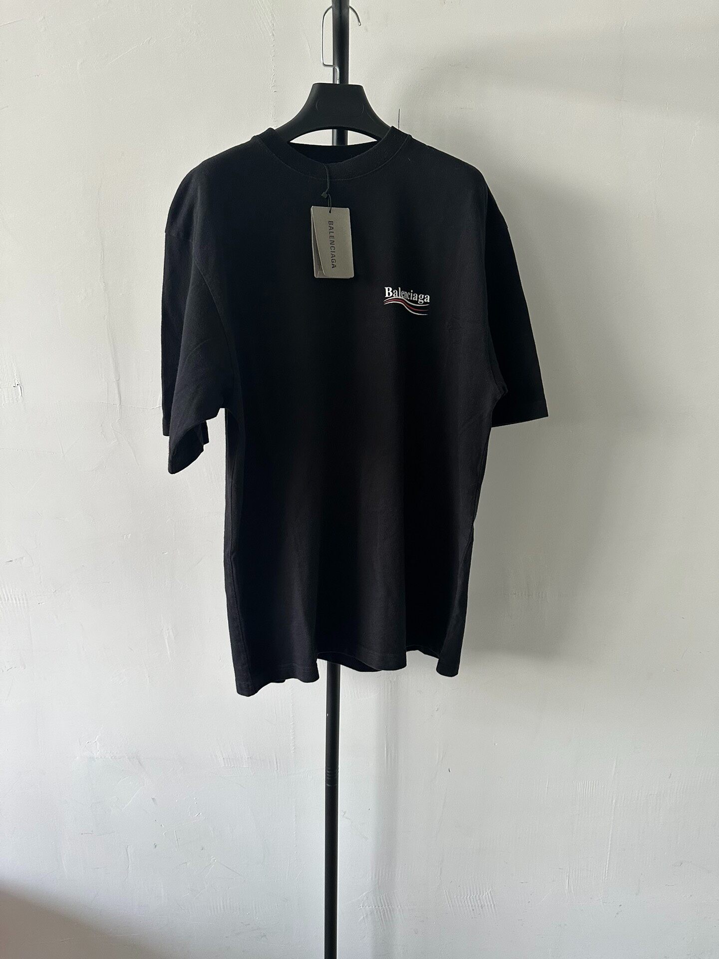Balenciaga Women's Black Loose T-Shirt
