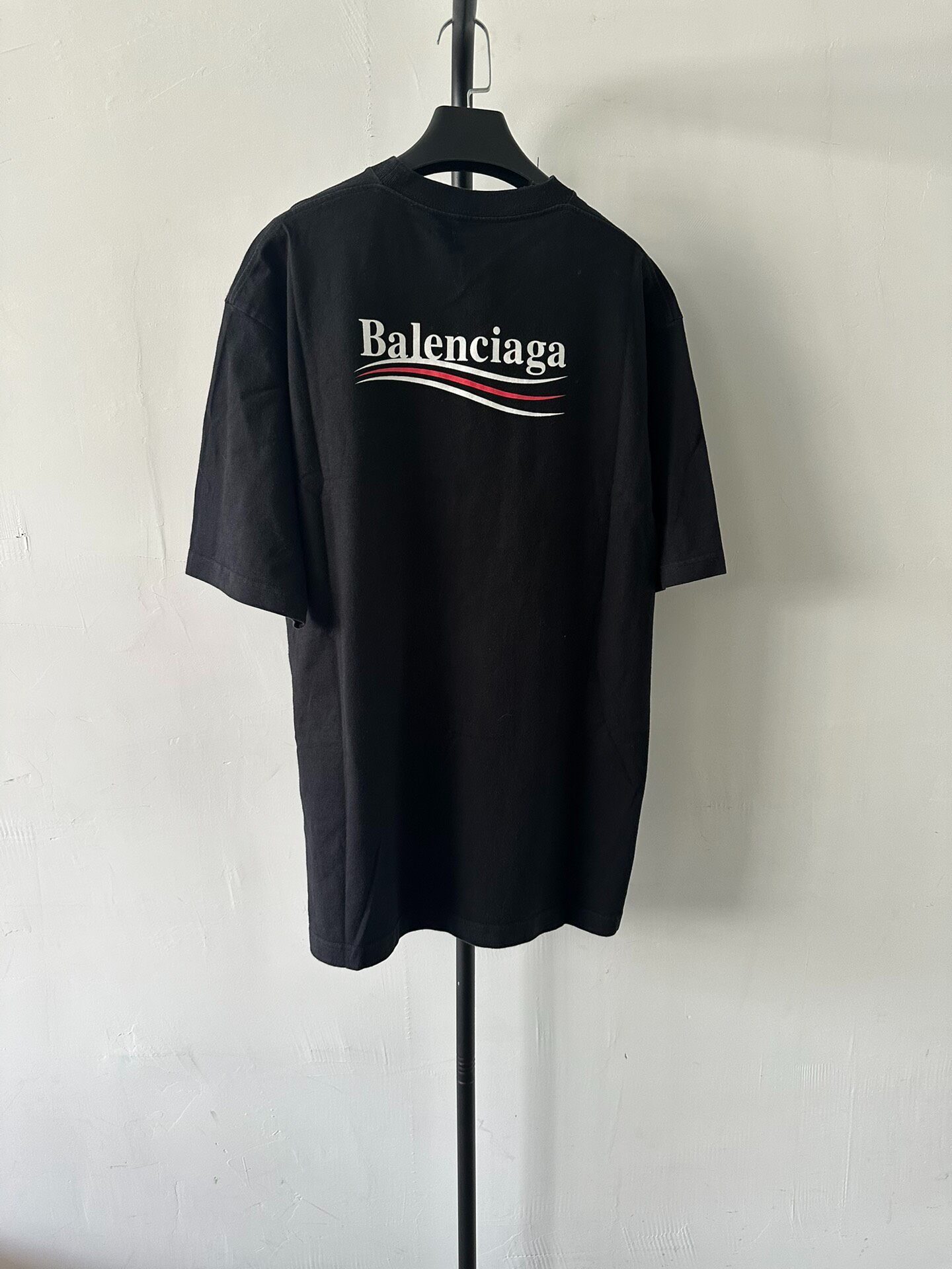 Balenciaga Women's Black Loose T-Shirt — front