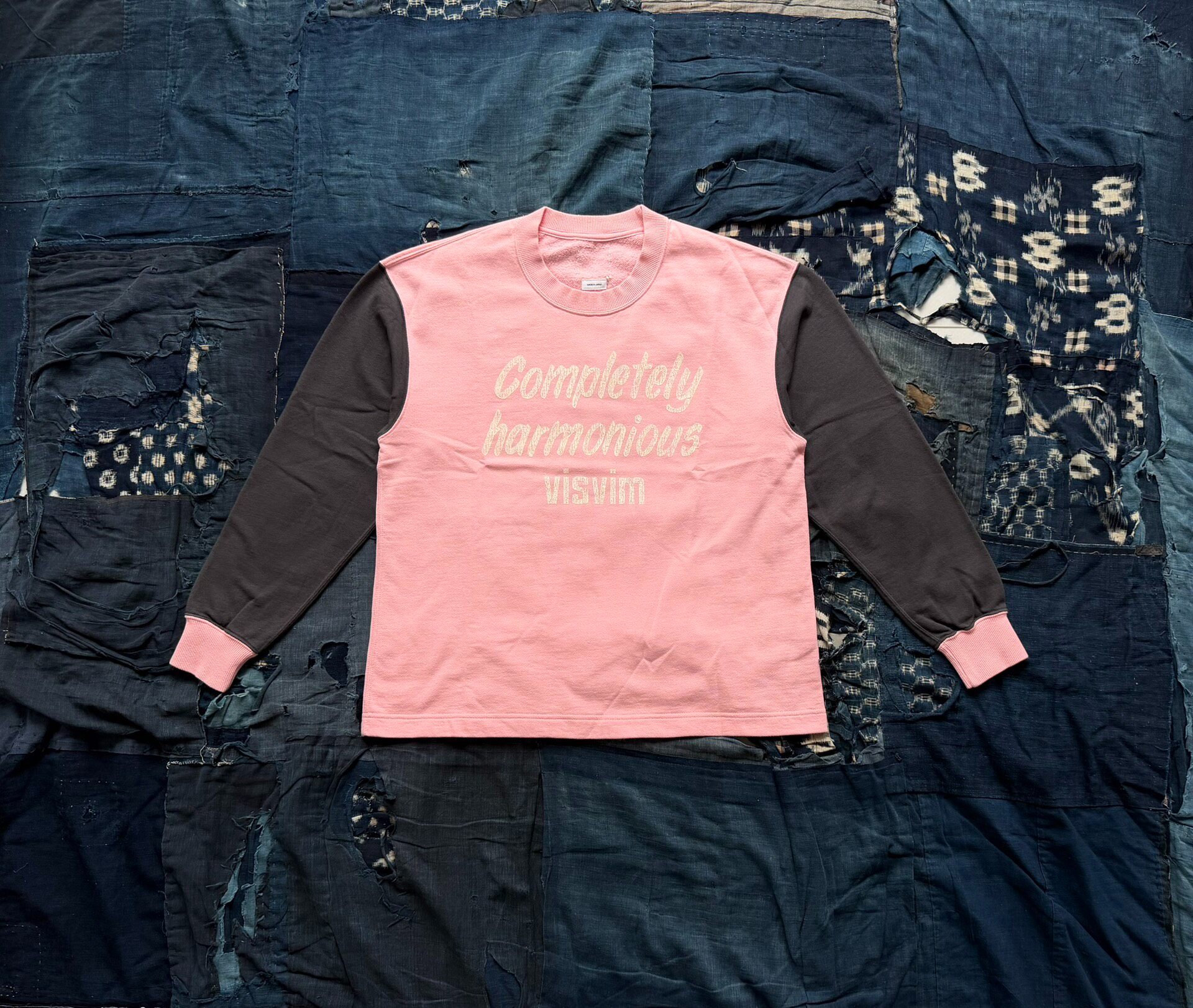Visvim Jumbo Long-Sleeve Tee Pink