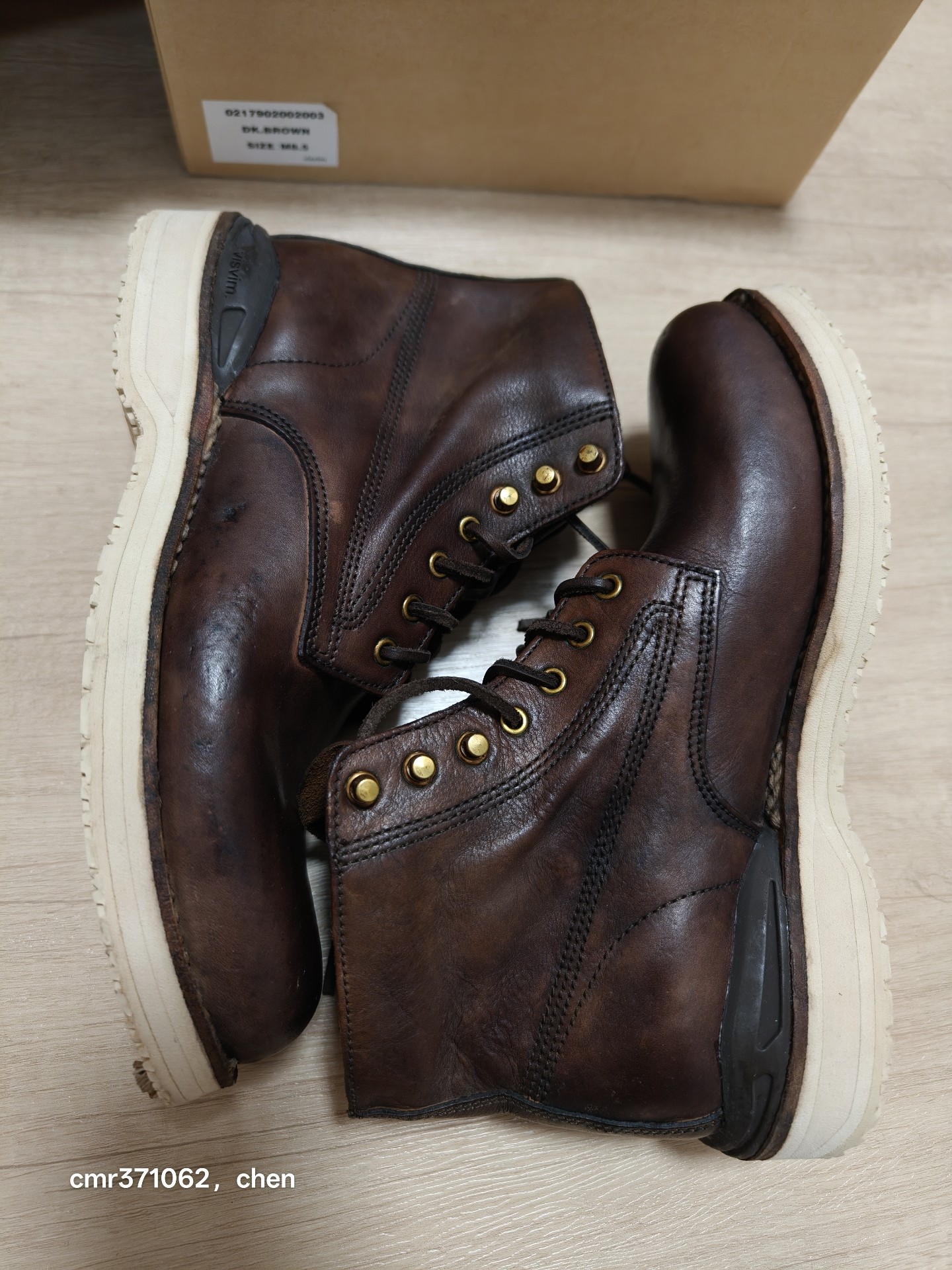 Visvim 17 ICT Virgil Boots — detail