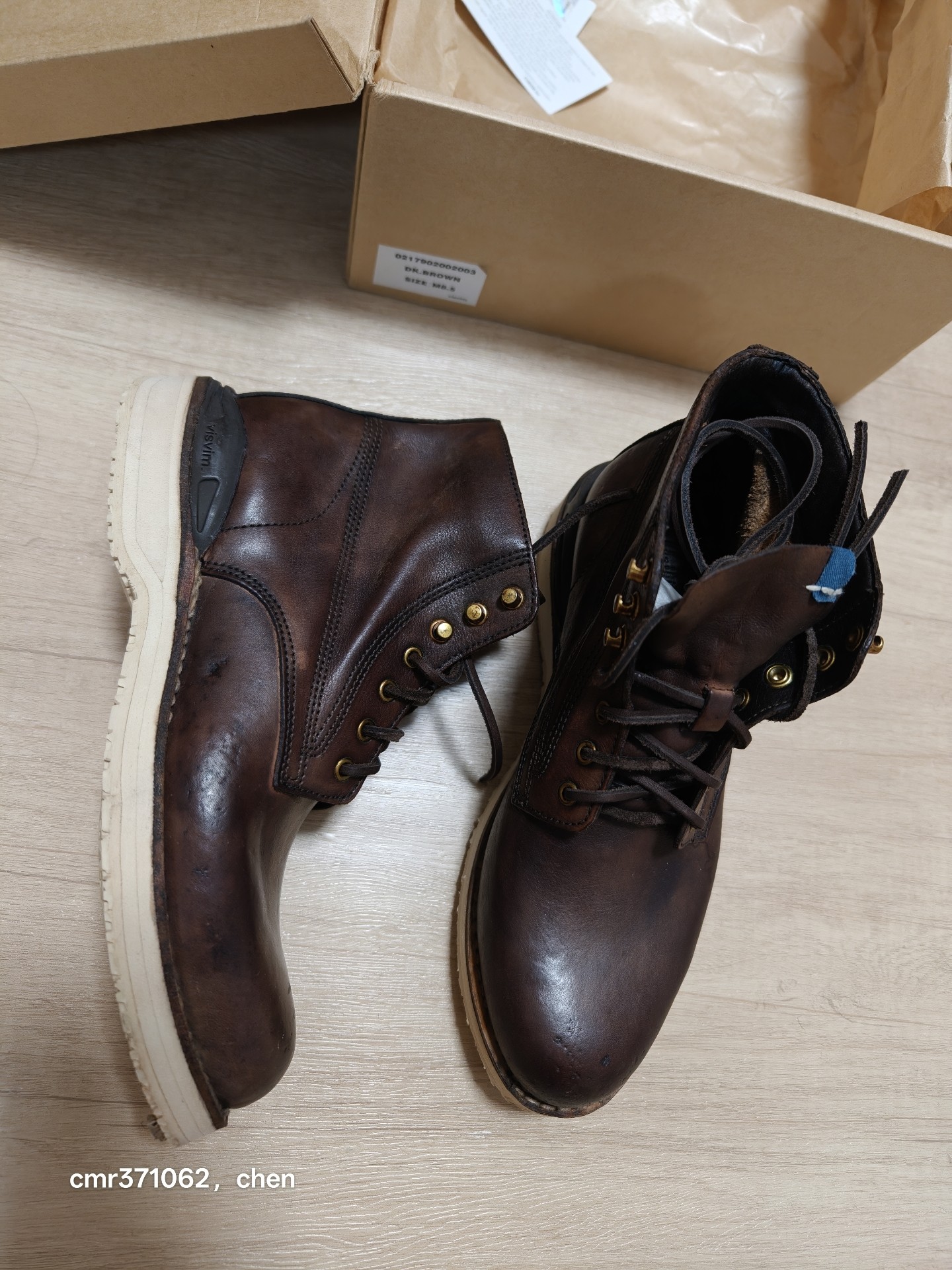 Visvim 17 ICT Virgil Boots — front