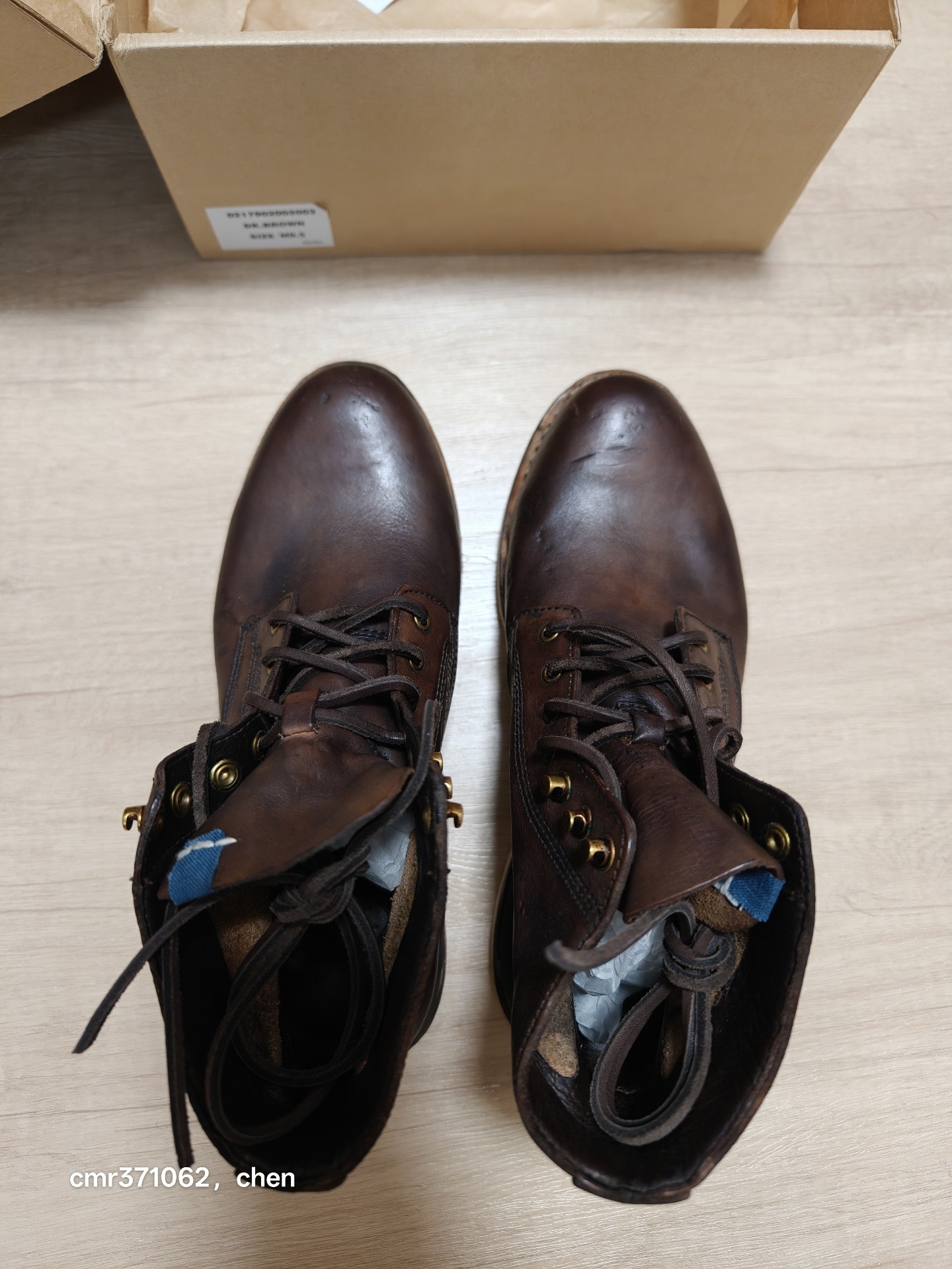 Visvim 17 ICT Virgil Boots — label