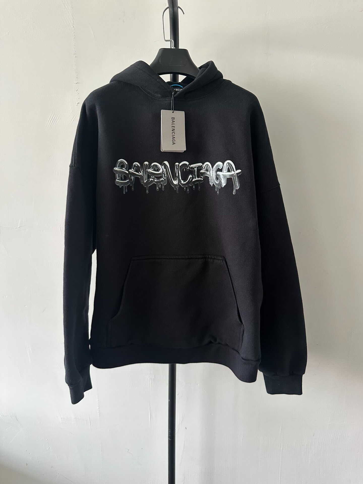 Balenciaga Oversized Black Hoodie