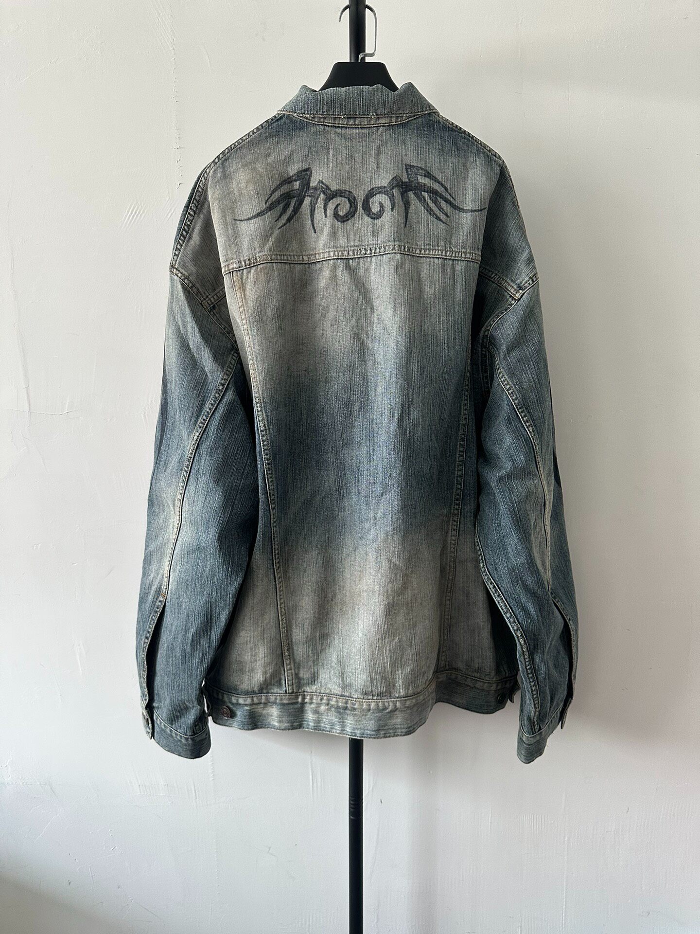 Balenciaga Oversized Men’s Denim Jacket — front