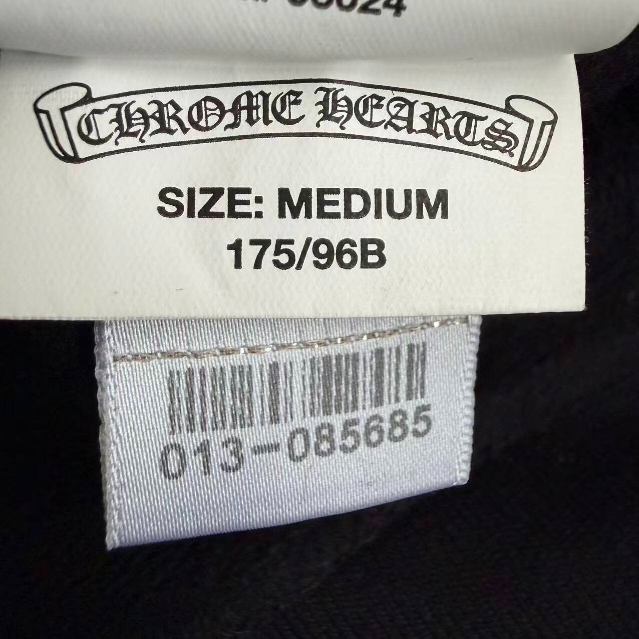 Chrome Hearts Skeleton Zip-Up Hoodie — label