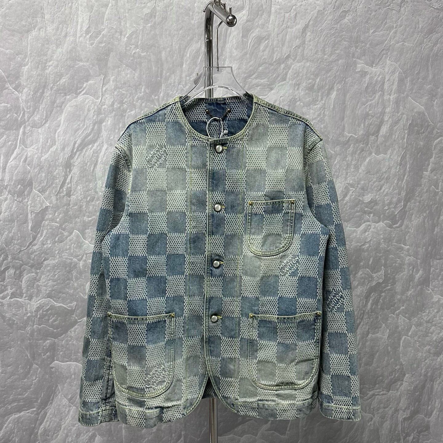 Louis Vuitton SS24 Check Denim Jacket