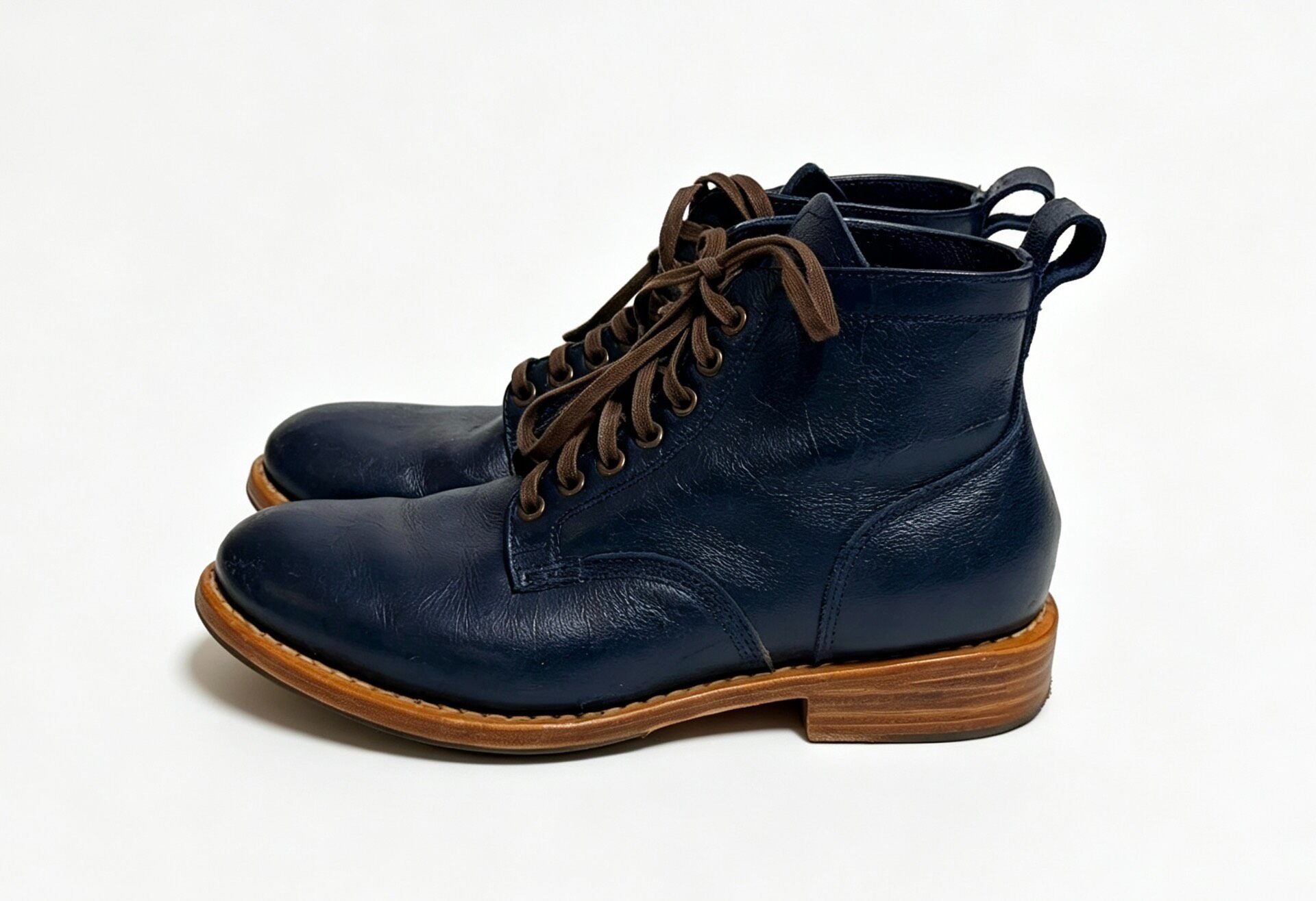 Visvim Marshal Folk W Navy Boots