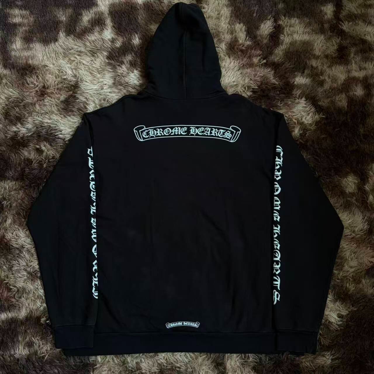 Chrome Hearts Black Hoodie — front