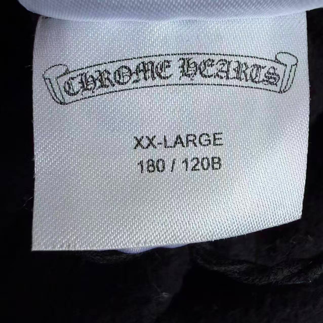 Chrome Hearts Black Hoodie — back