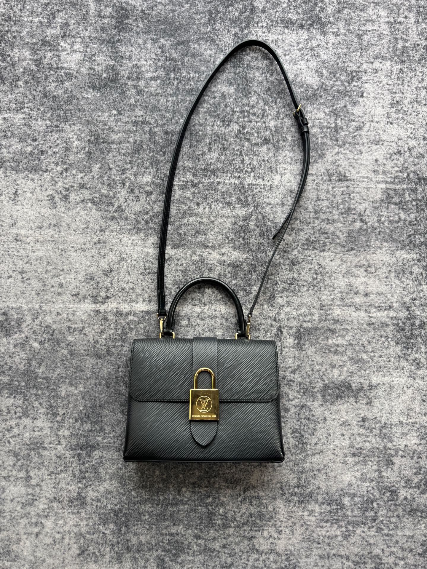 Louis Vuitton Locky BB Black Epi Bag