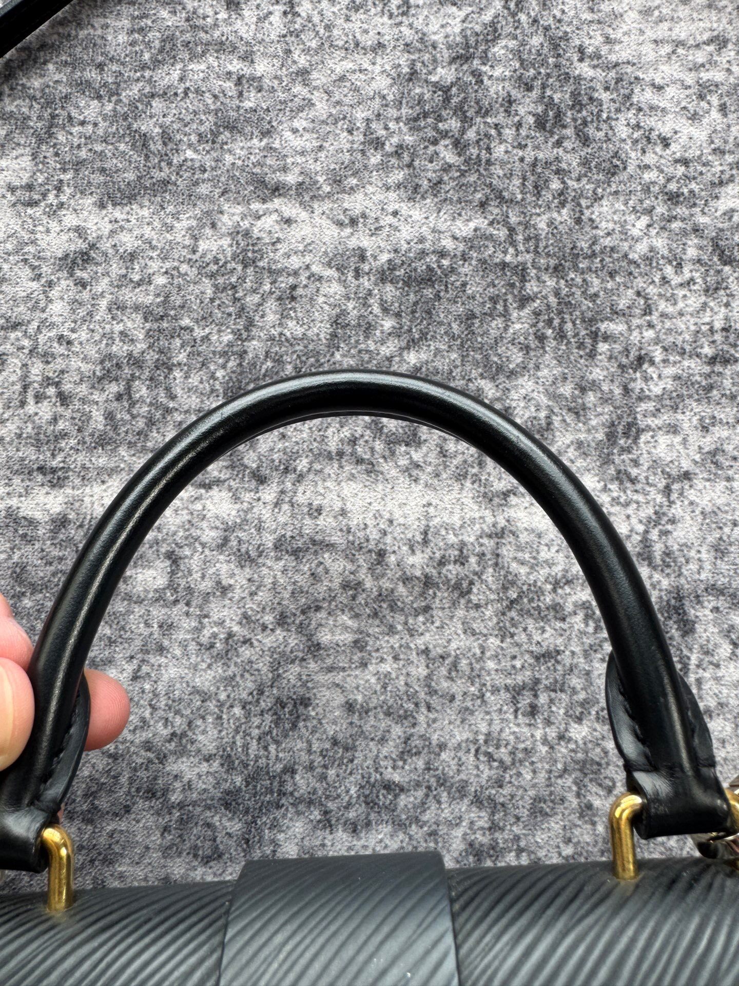 Louis Vuitton Locky BB Black Epi Bag — back