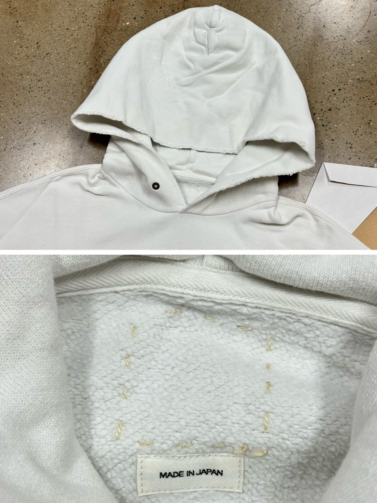 Visvim 23AW Jumbo SB Crash Hoodie — detail