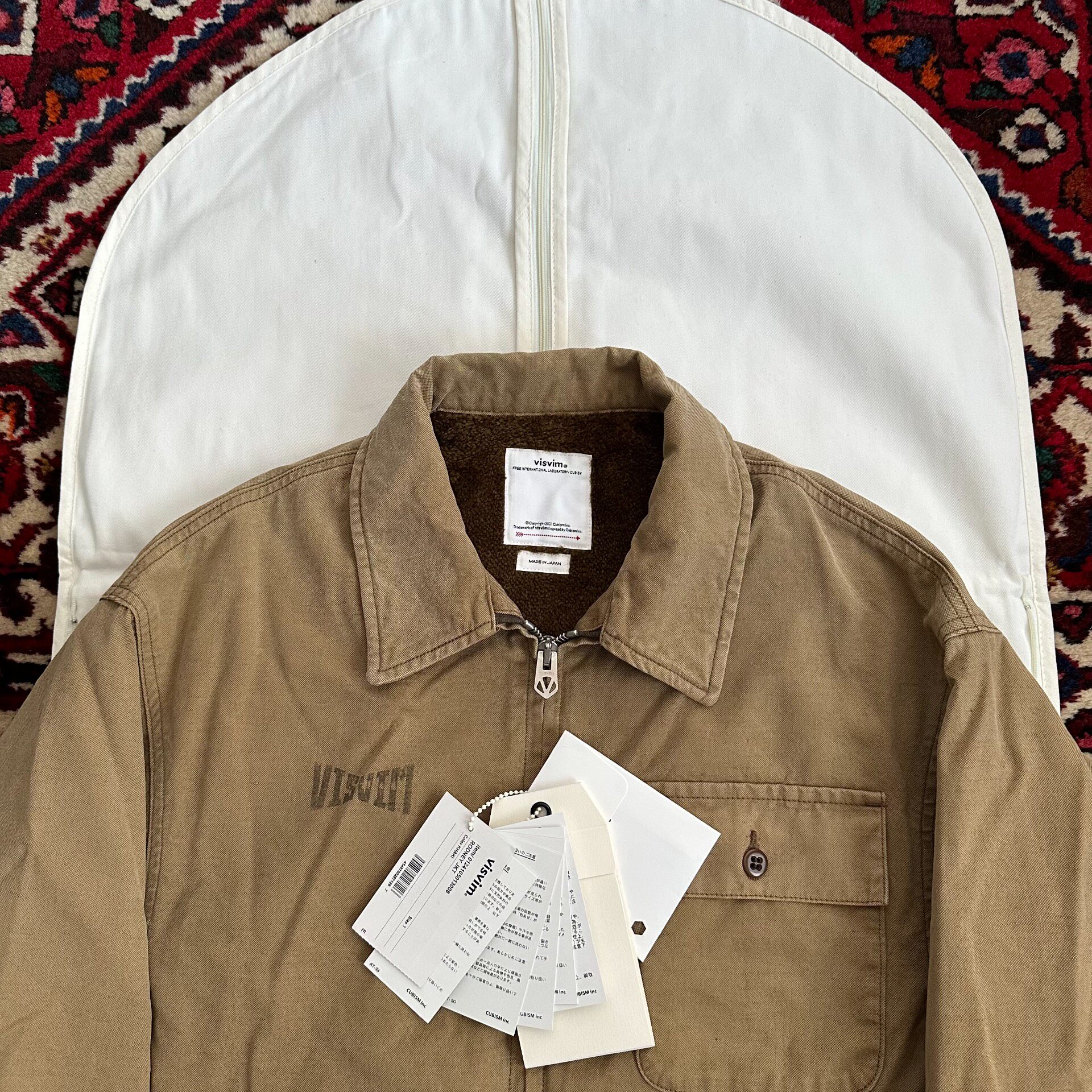 Visvim 24SS Rodney JKT FIL Limited Jacket — label