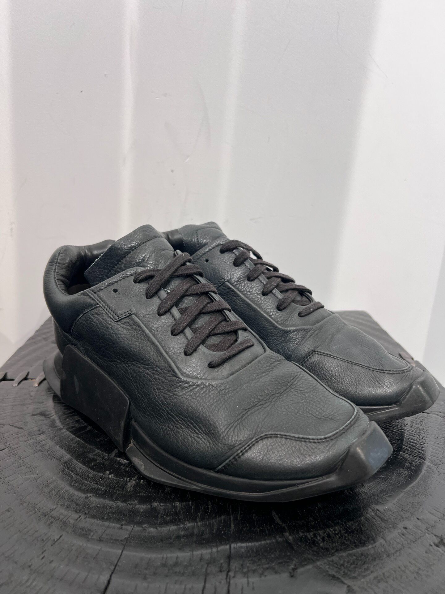 Rick Owens x Adidas Level Runner Sneakers — front