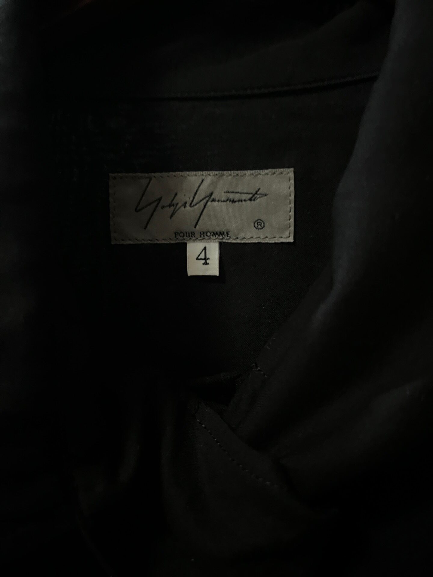 Yohji Yamamoto 19aw Tencel Shirt — back