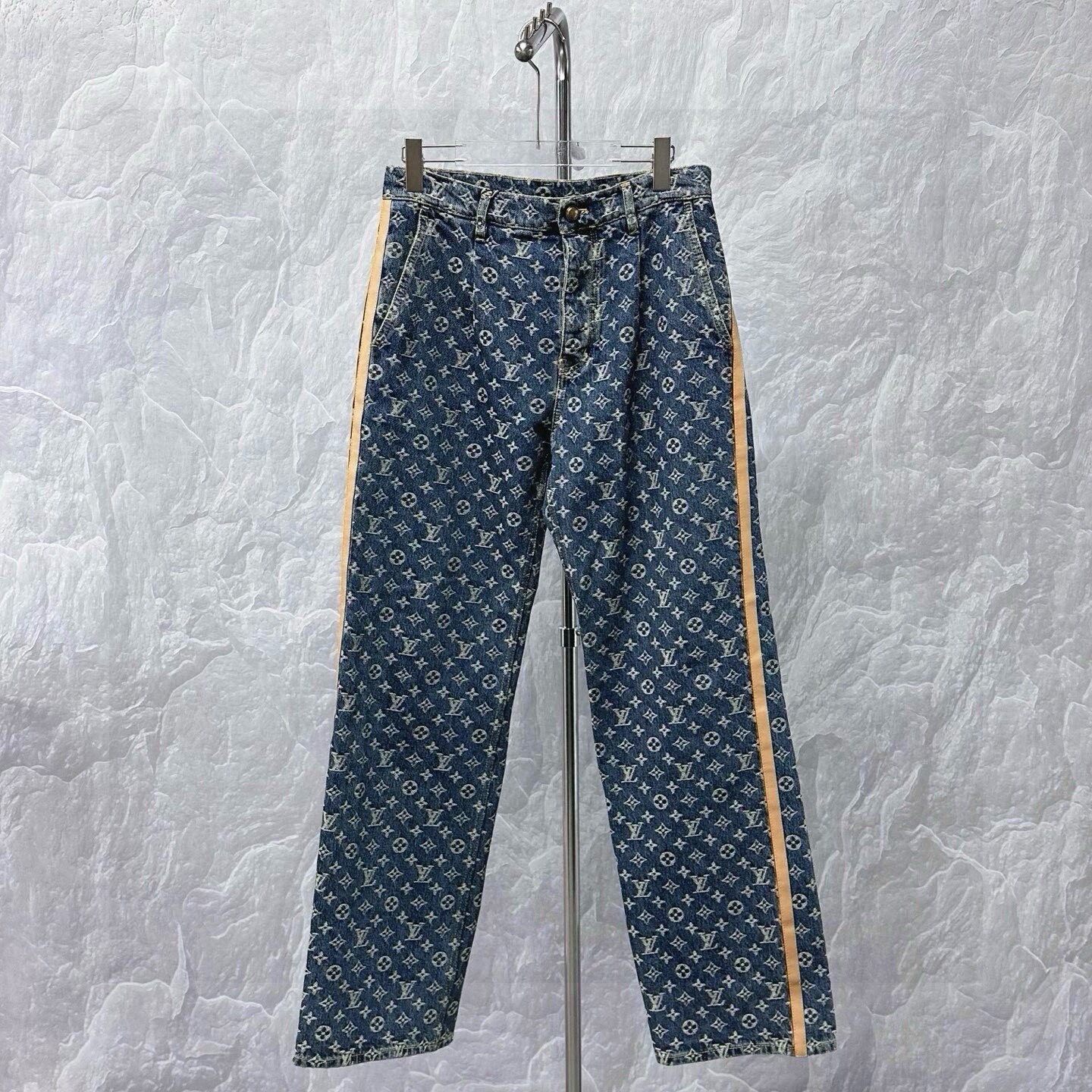 Louis Vuitton SS25 Monogram Denim Jeans — front