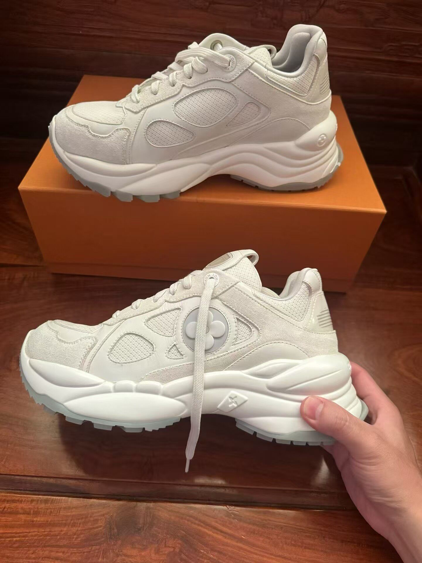 Louis Vuitton LV Runner 55 White Sneaker — back