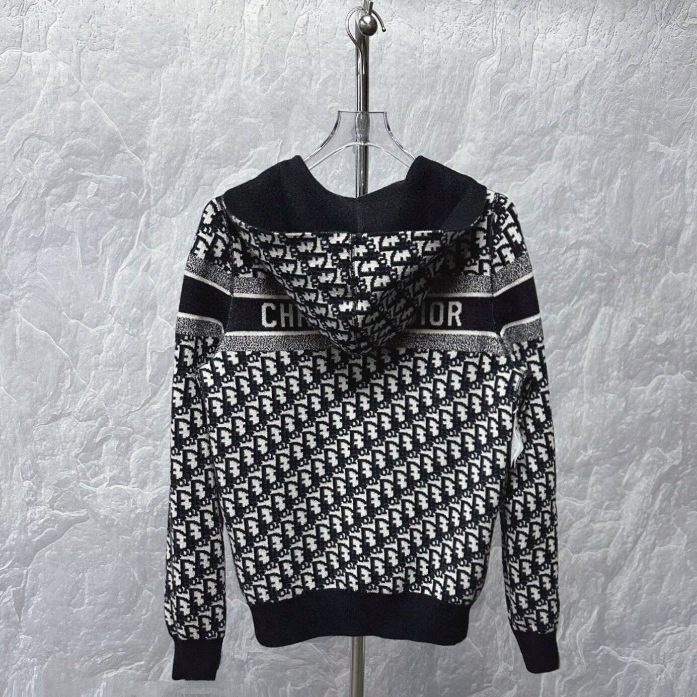 Dior Double-Sided Full-Zip Hooded Jacket — detail