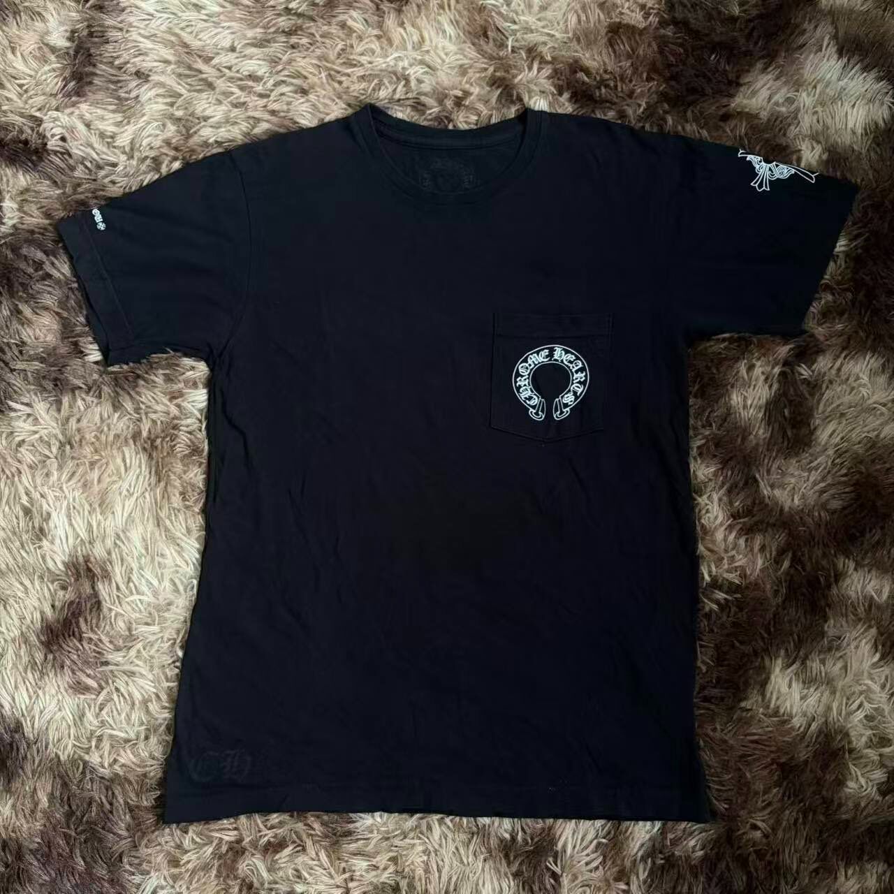 Chrome Hearts Black Short Sleeve T-Shirt
