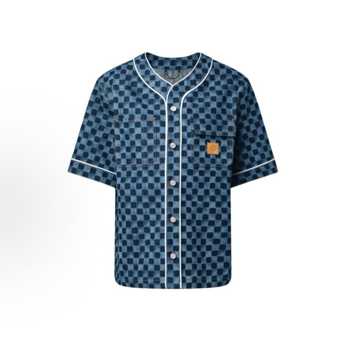 Louis Vuitton Nigo FW25 Check Denim Shirt