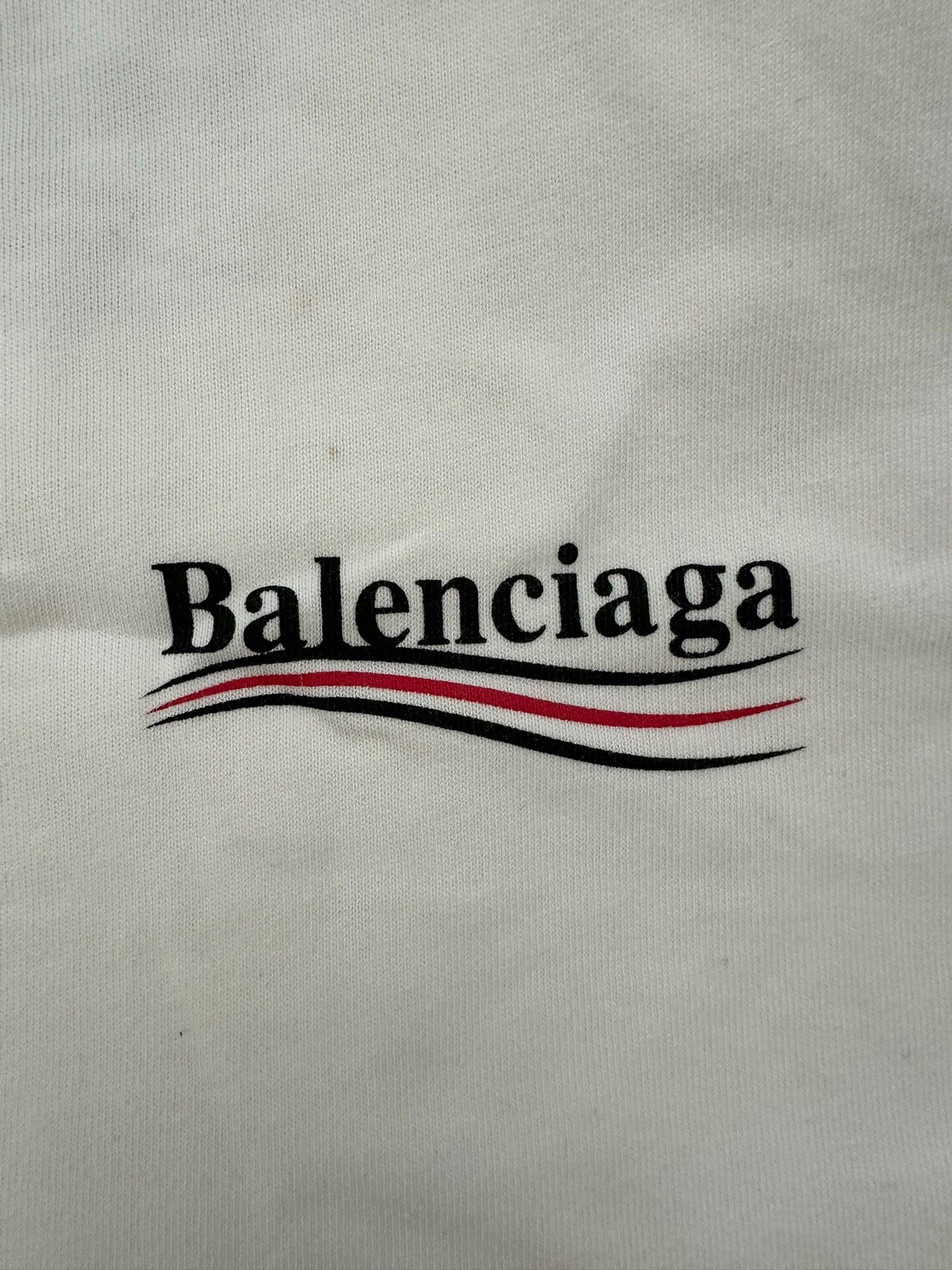 Balenciaga Oversized Political Campaign T-shirt — detail