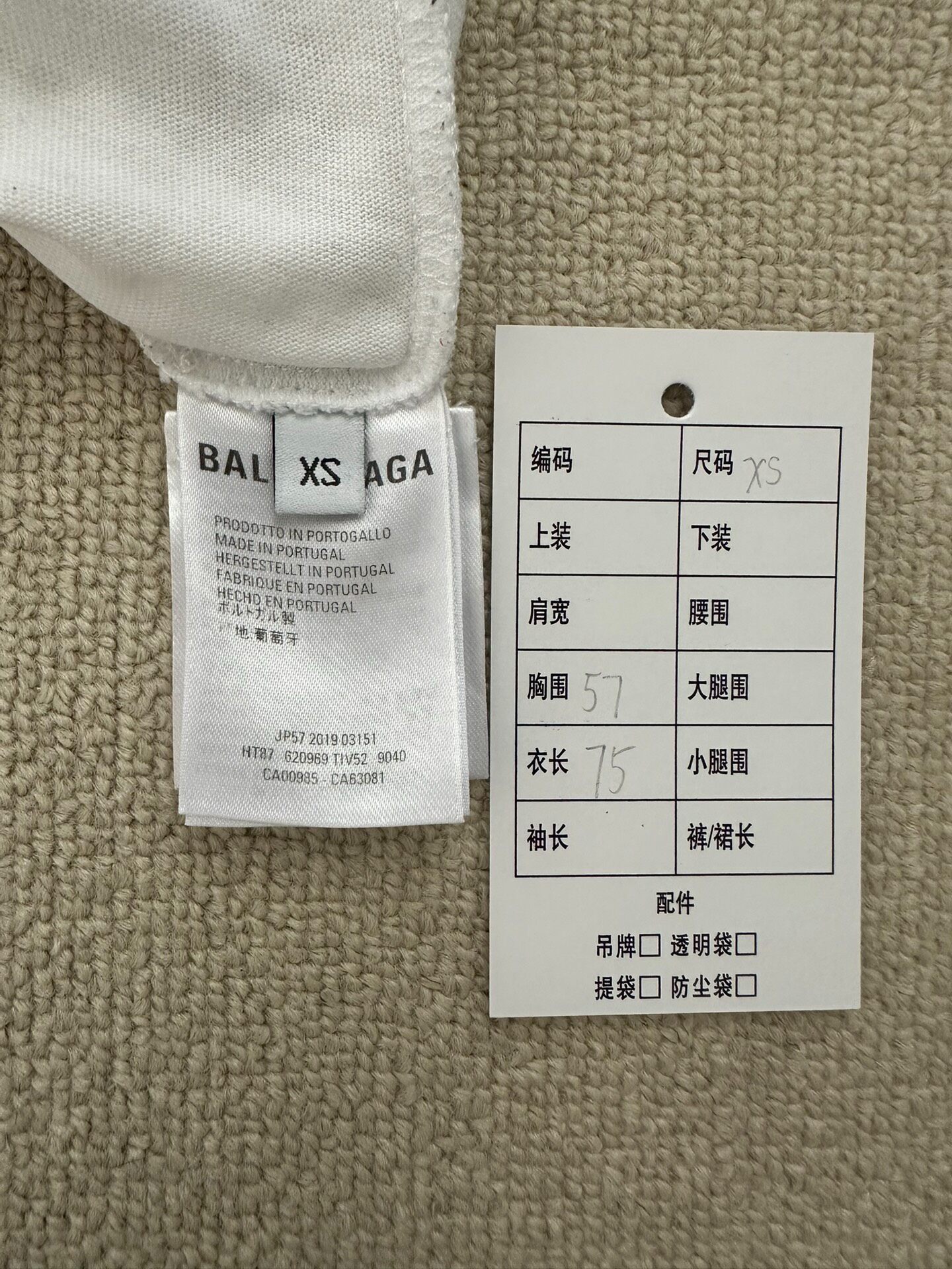 Balenciaga Oversized Political Campaign T-shirt — back