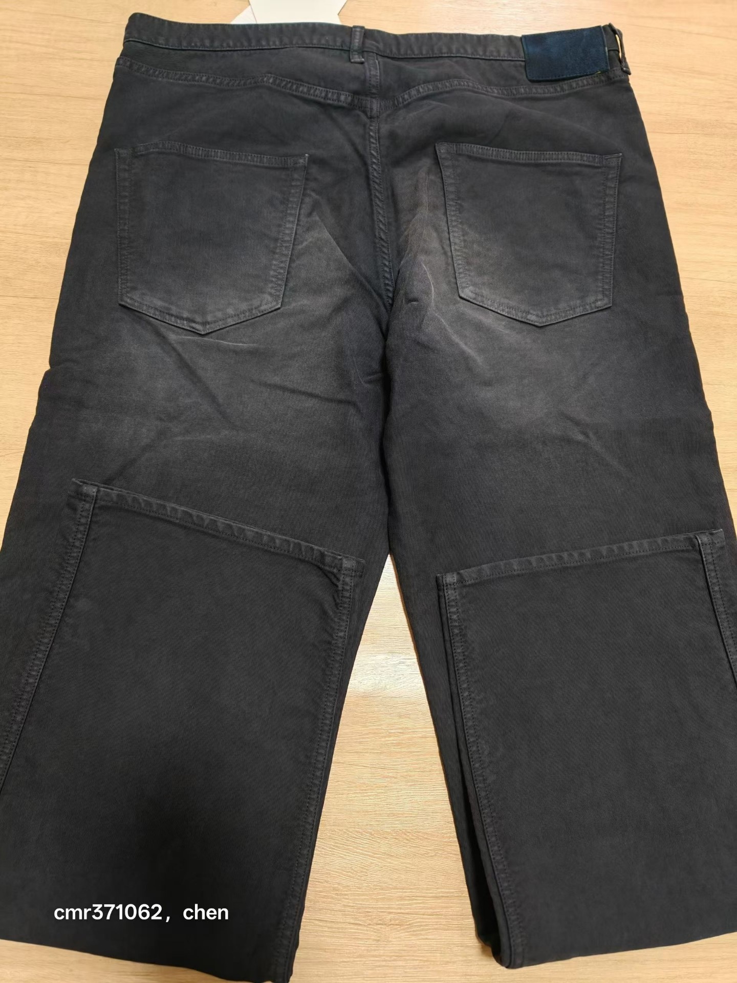 Visvim Fluxus 03 Wide Corduroy Pants — label
