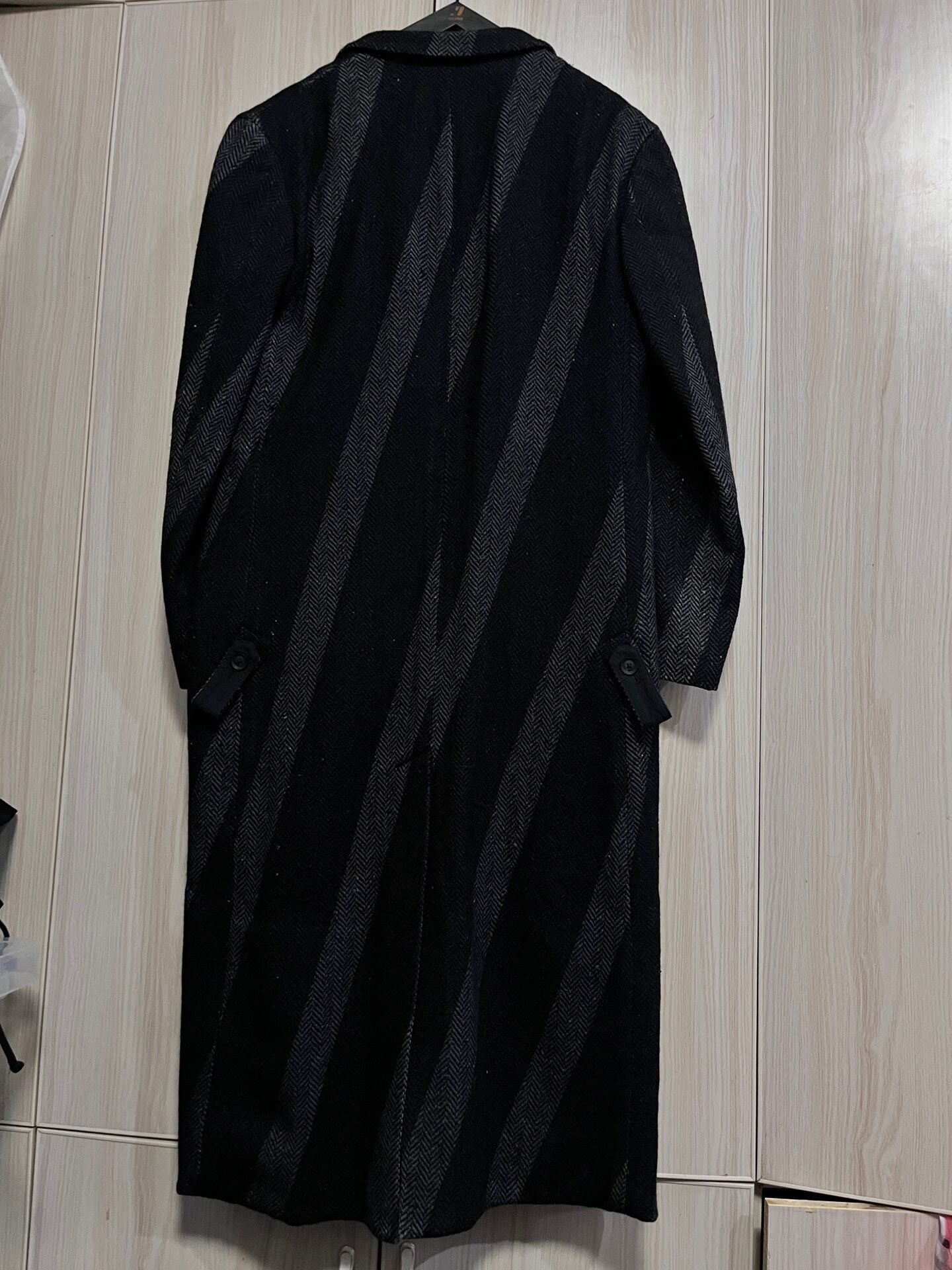 Yohji Yamamoto 19aw Herringbone Coat — back