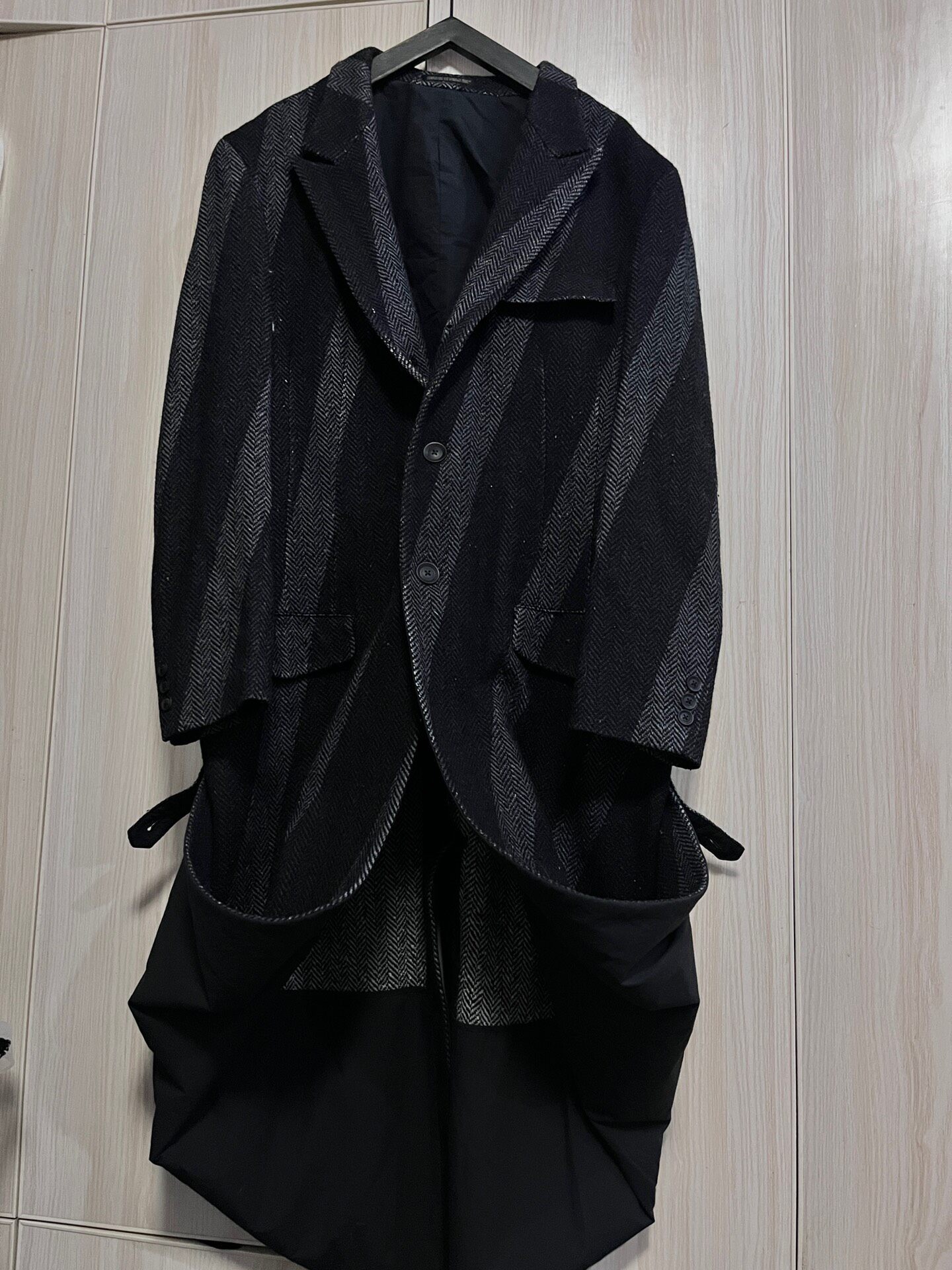 Yohji Yamamoto 19aw Herringbone Coat — label