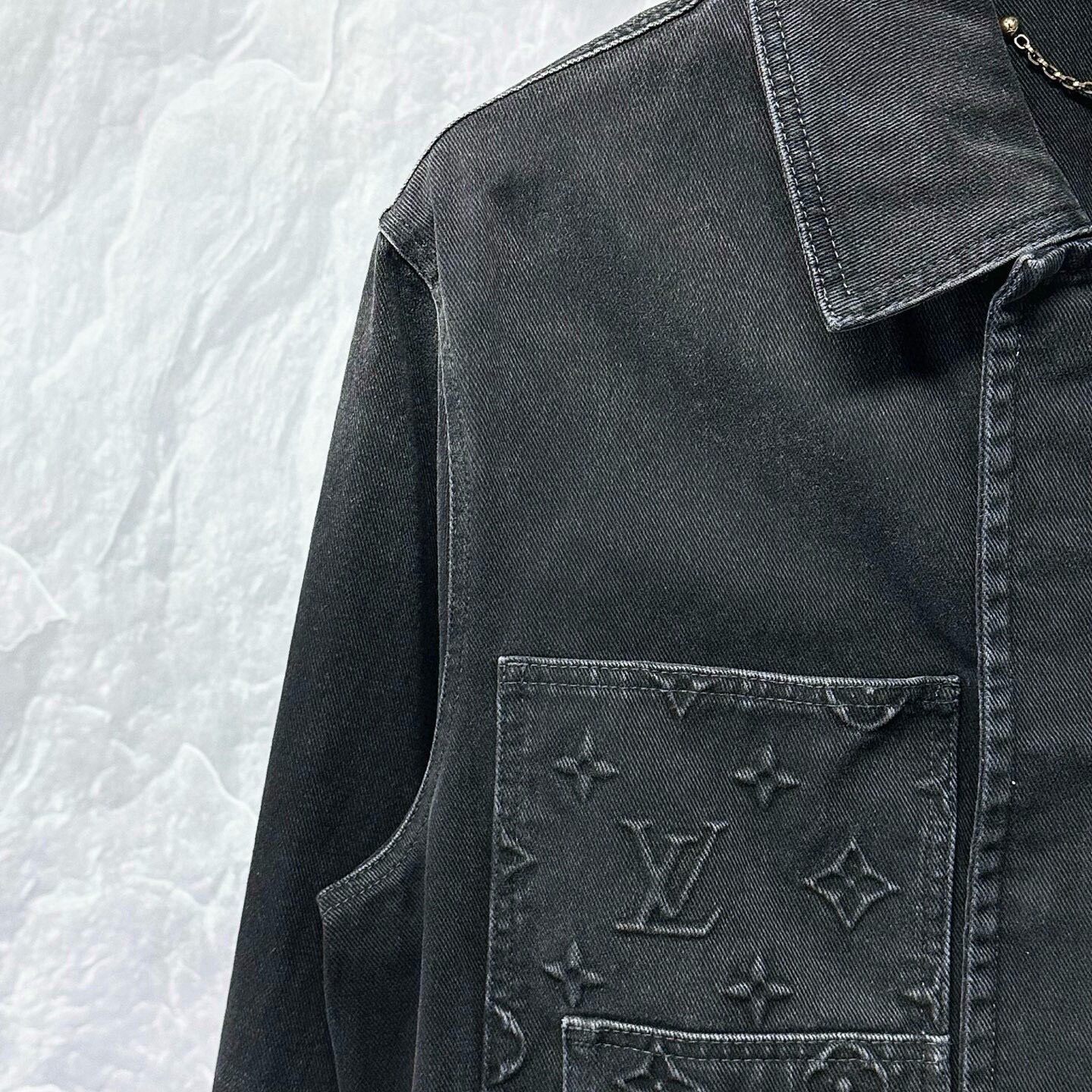 Louis Vuitton FW24 Denim Jacket — detail