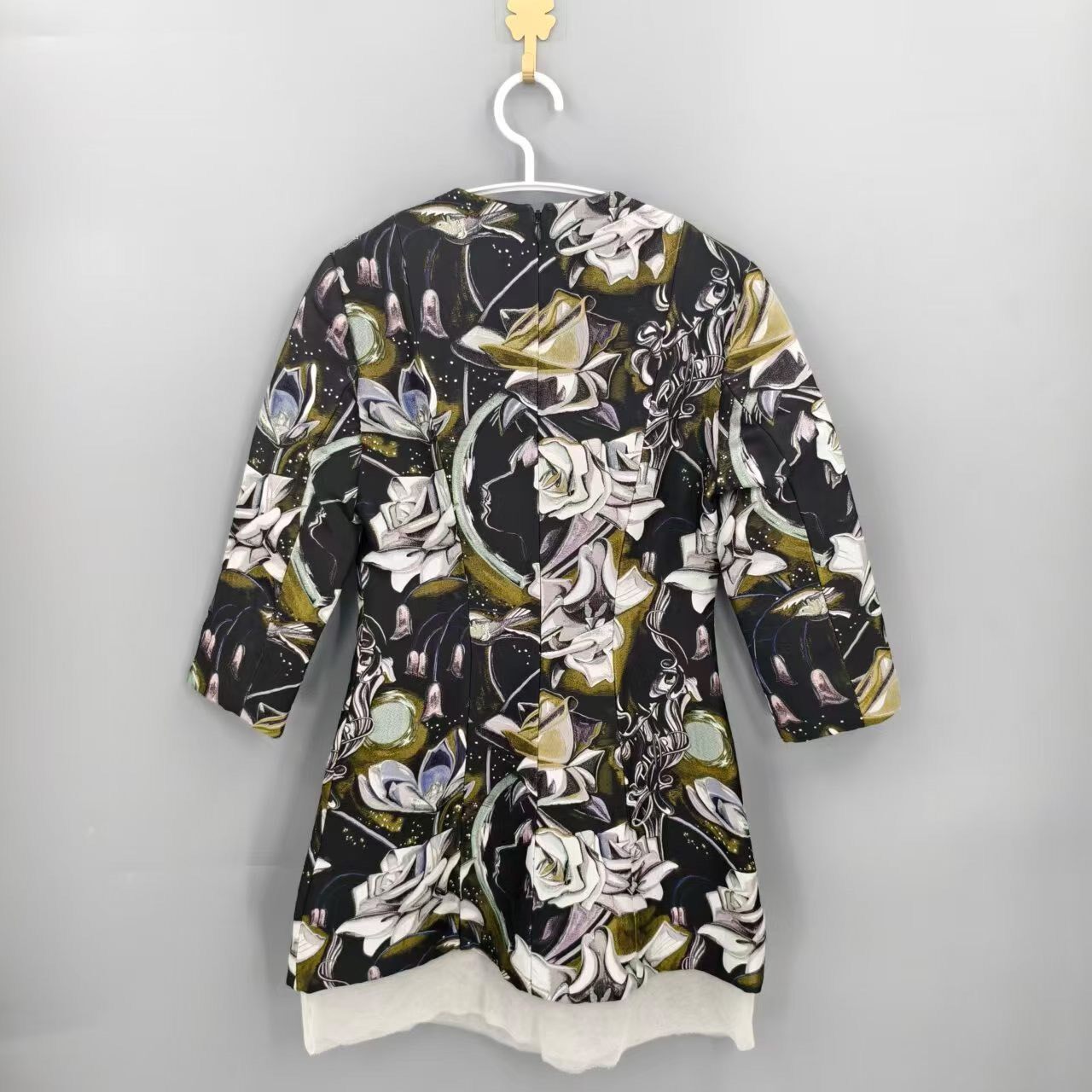 Christian Dior Floral Silk Dress — front