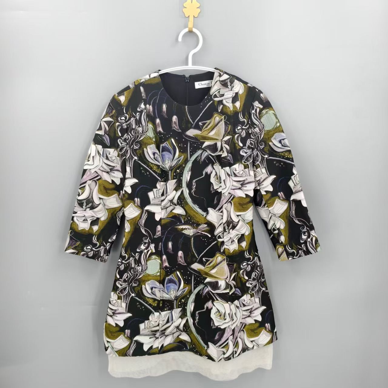 Christian Dior Floral Silk Dress