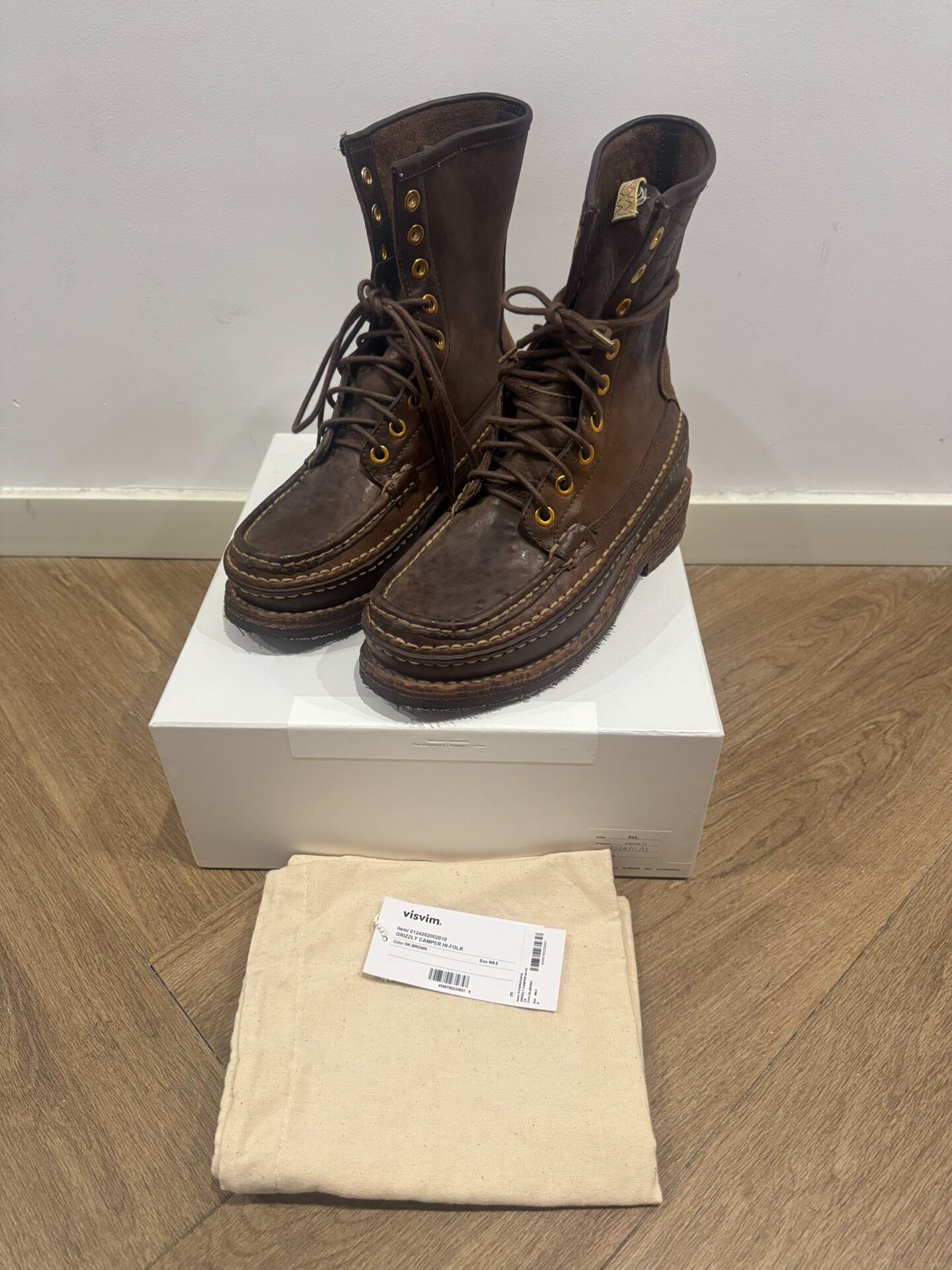 Visvim Grizzy Camper Hi-Folk Boots